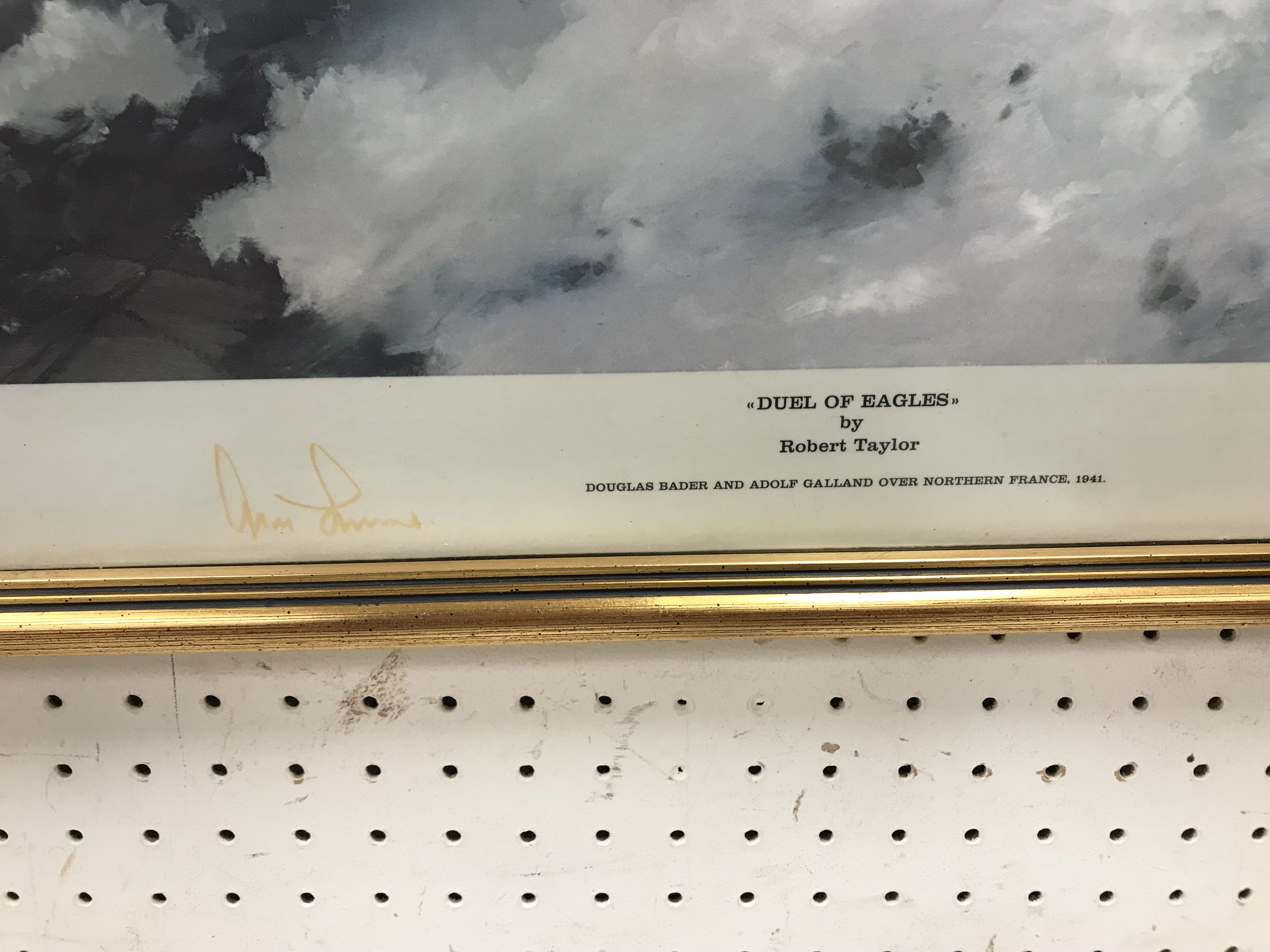 AFTER ROBERT TAYLOR "Memorial flight" colour print, signed by Robert Taylor, Johnnie Johnson CB, - Image 15 of 16
