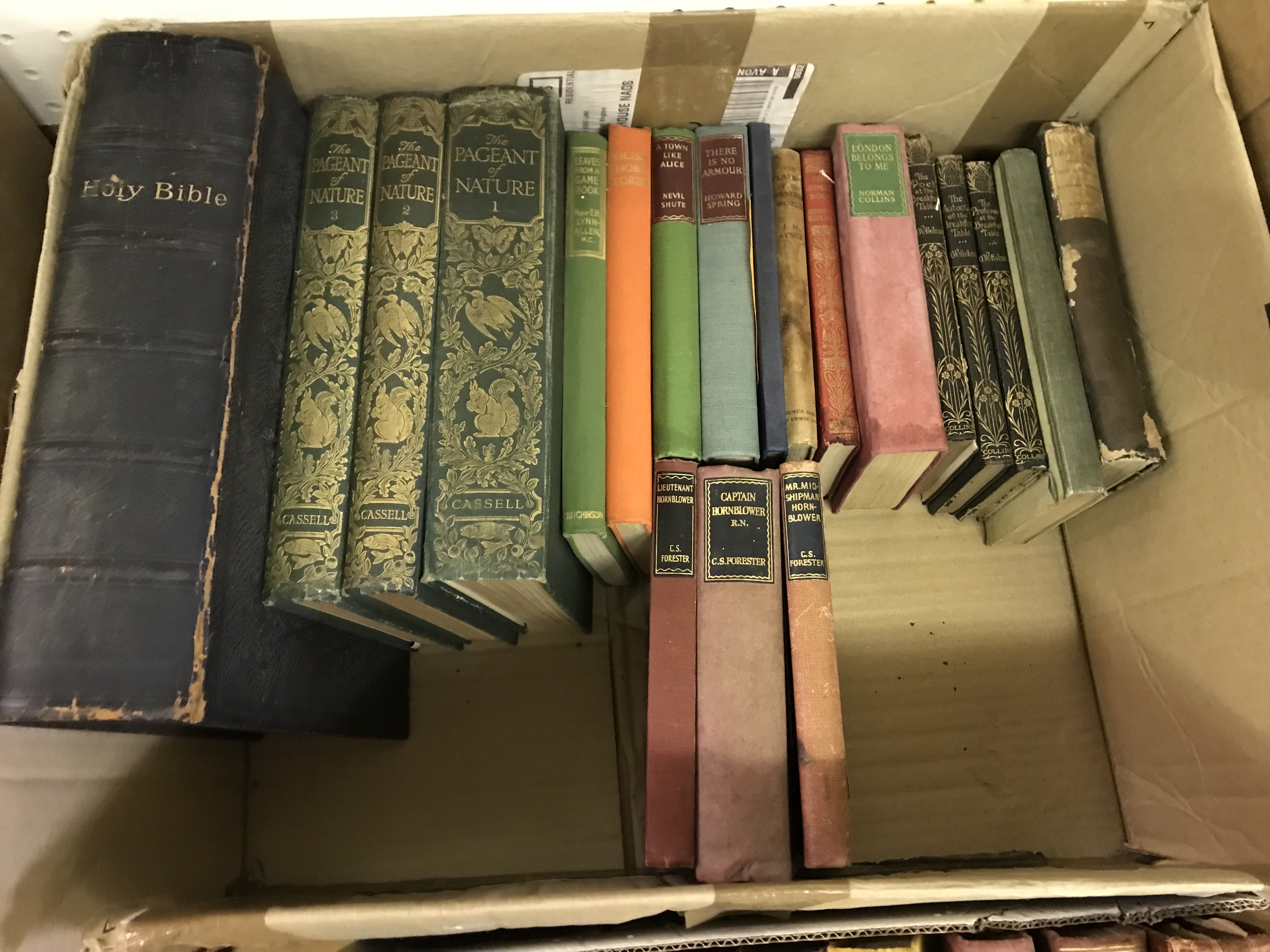 Three boxes of assorted books to include J ARTHUR THOMSON "The New Natural History Vols I-III" - Image 3 of 4