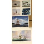WITHDRAWN A large collection of various Smithsonian air and space posters, many duplicates,