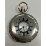 A Victorian silver cased half hunter pocket watch, the movement by Charles Frodsham of London,