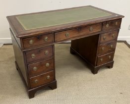 A Victorian mahogany desk,