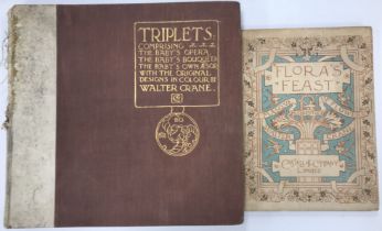 WALTER CRANE "Triplets: Comprising The Baby's Opera,