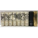 A collection of nine Game of Thrones limited edition single malt scotch whiskies including "Six