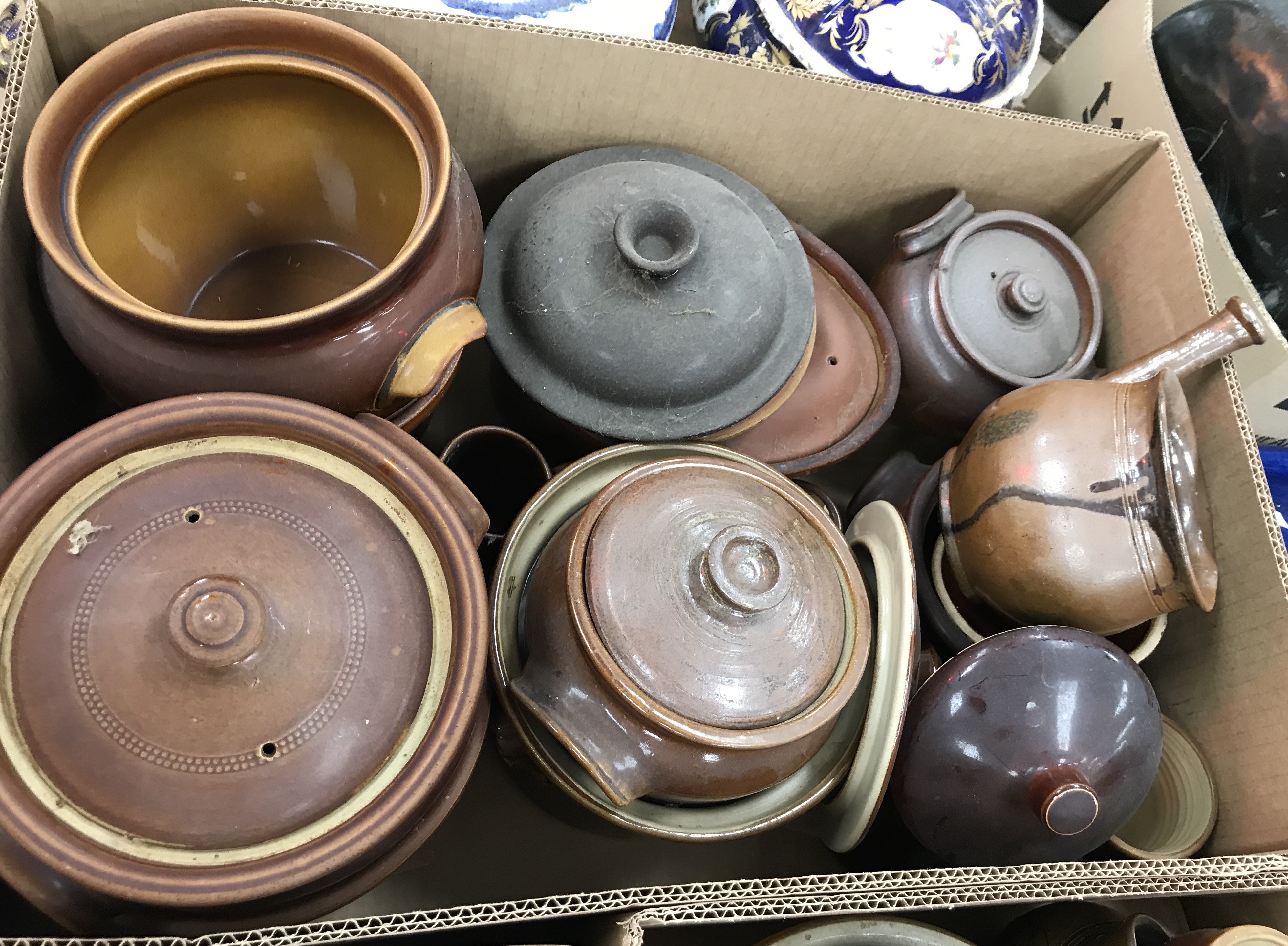 A large collection of various brown-glazed, stoneware and other crocks, to include Denby, - Image 4 of 4