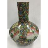 A Chinese millefleurs porcelain vase in the 19th Century manner,