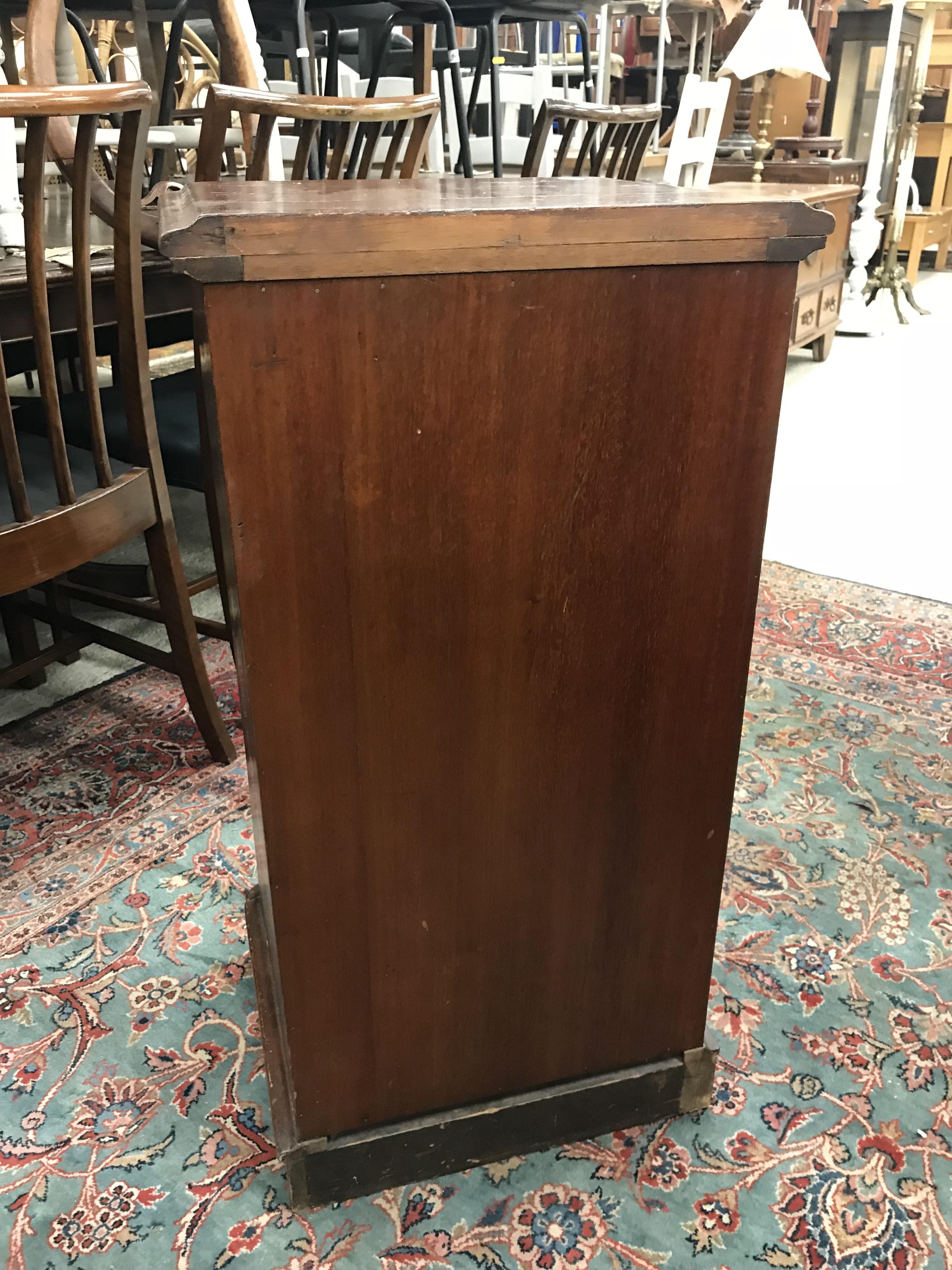 A pair of Victorian mahogany bedside chests, - Image 12 of 34