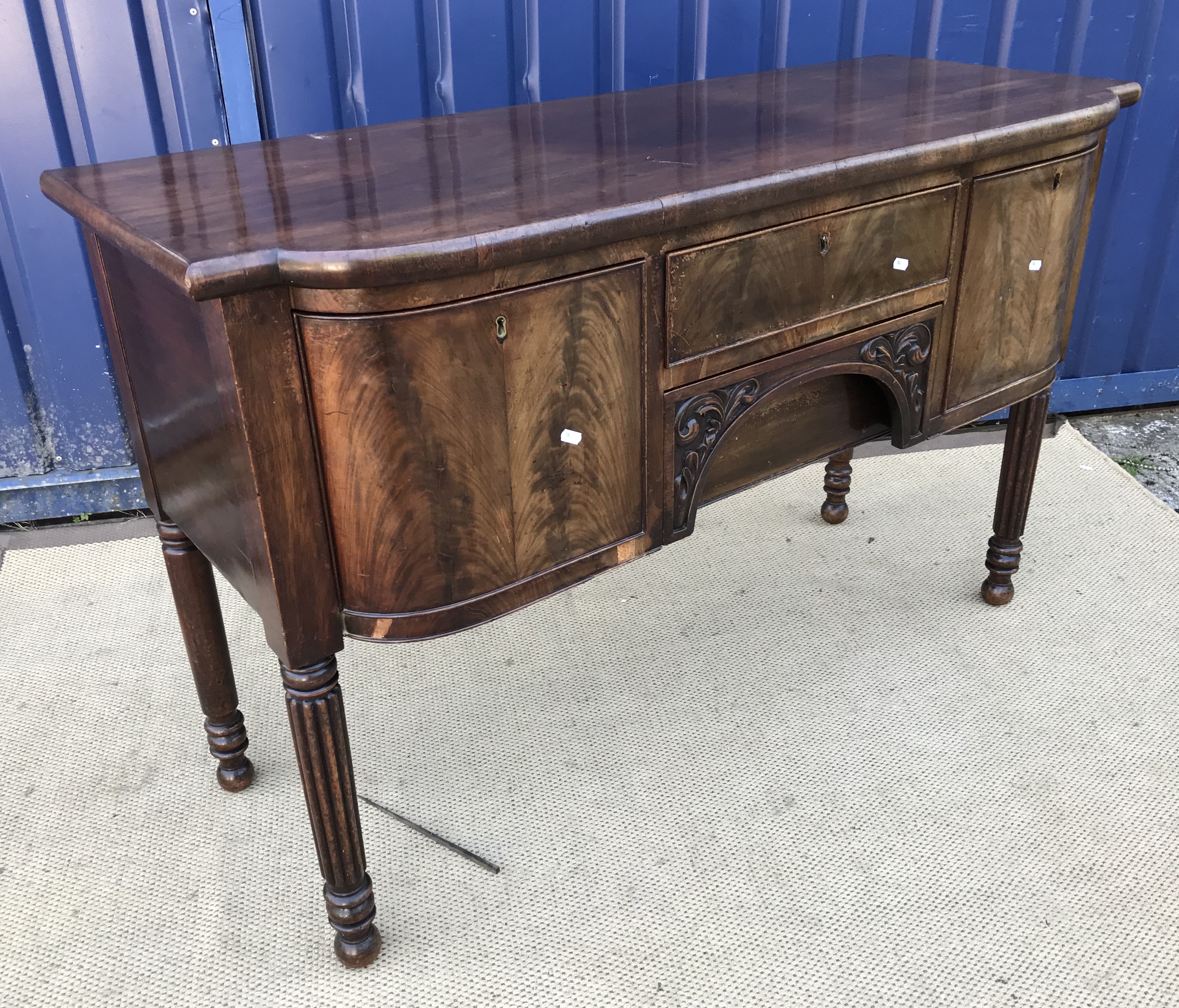 A 19th Century mahogany sideboard,