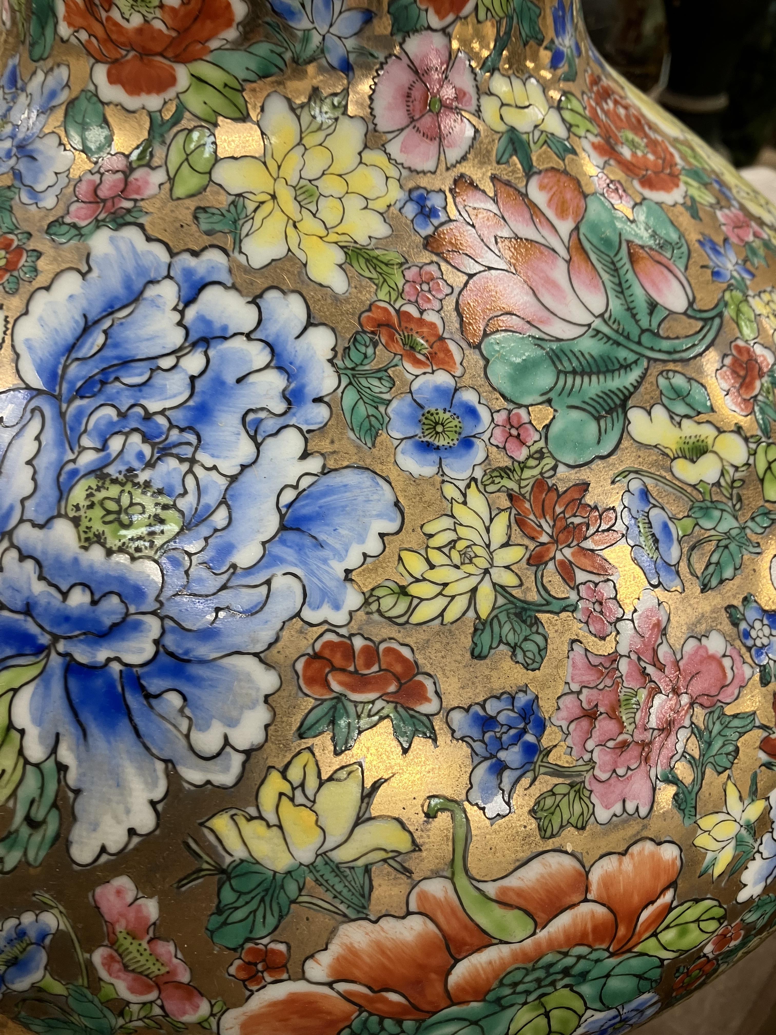 A Chinese millefleurs porcelain vase in the 19th Century manner, - Image 30 of 48