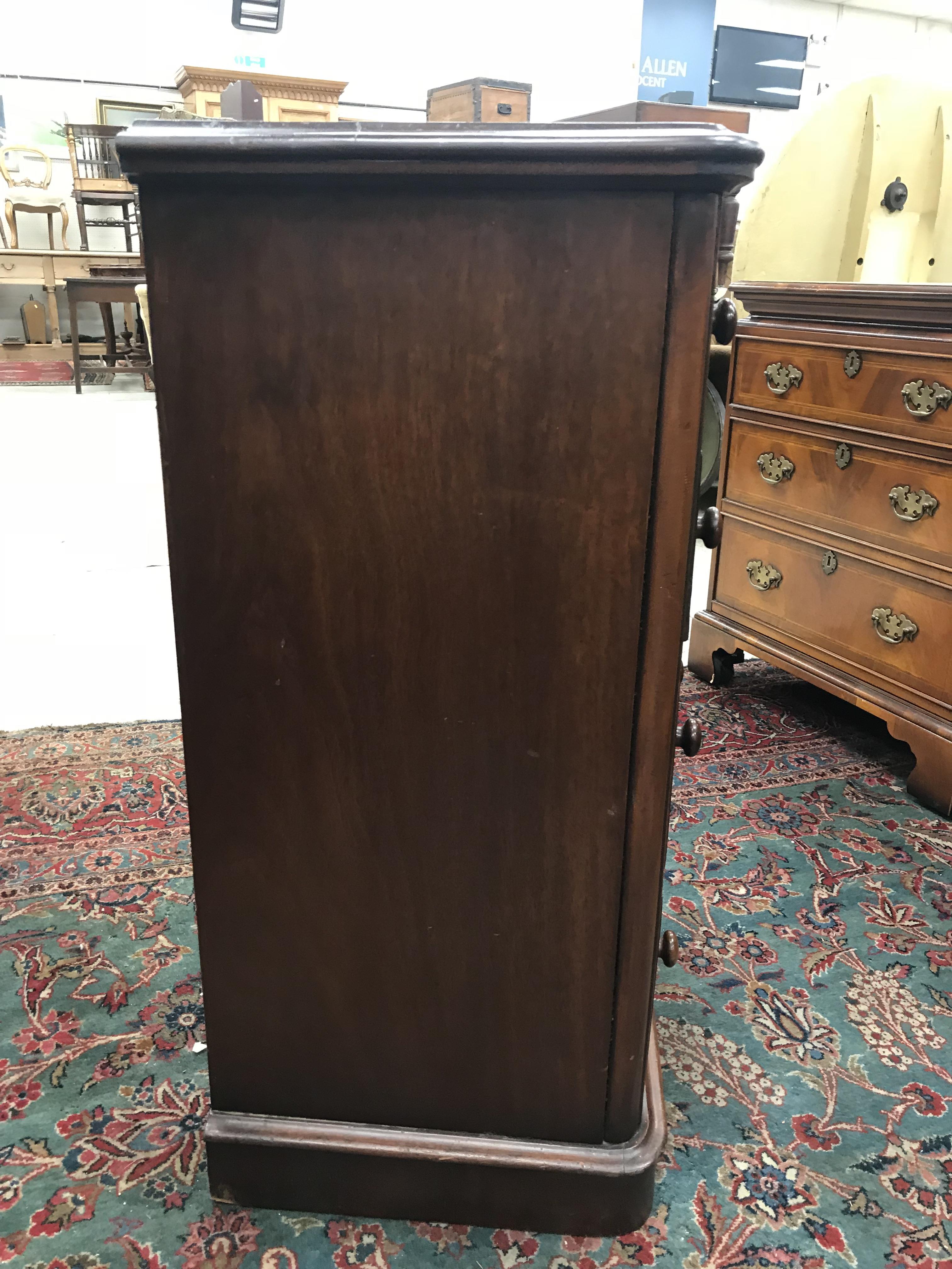 A pair of Victorian mahogany bedside chests, - Image 28 of 34