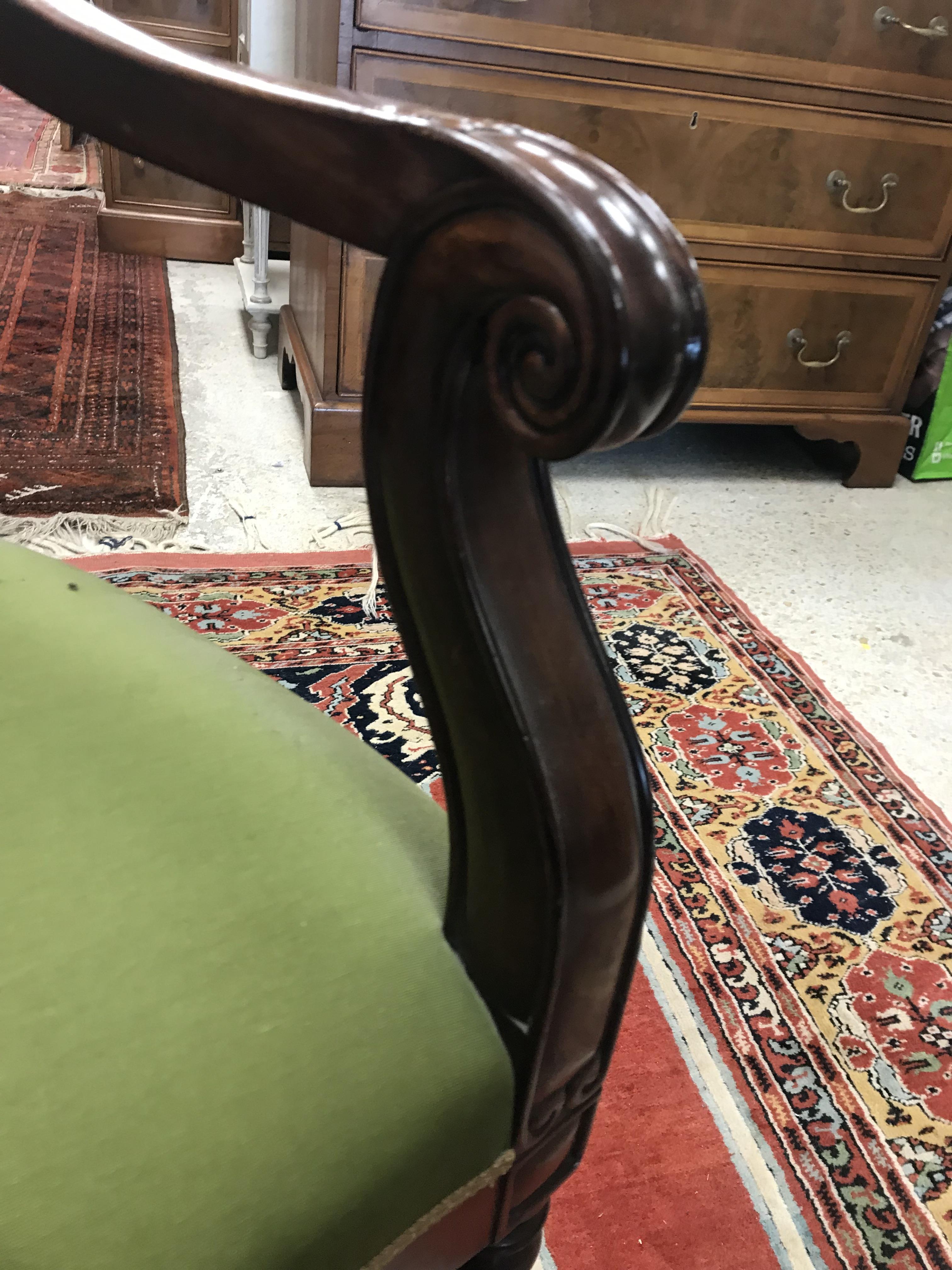 Two near-matching mahogany framed salon armchairs in the Continental Rococo taste with foliate - Image 27 of 96