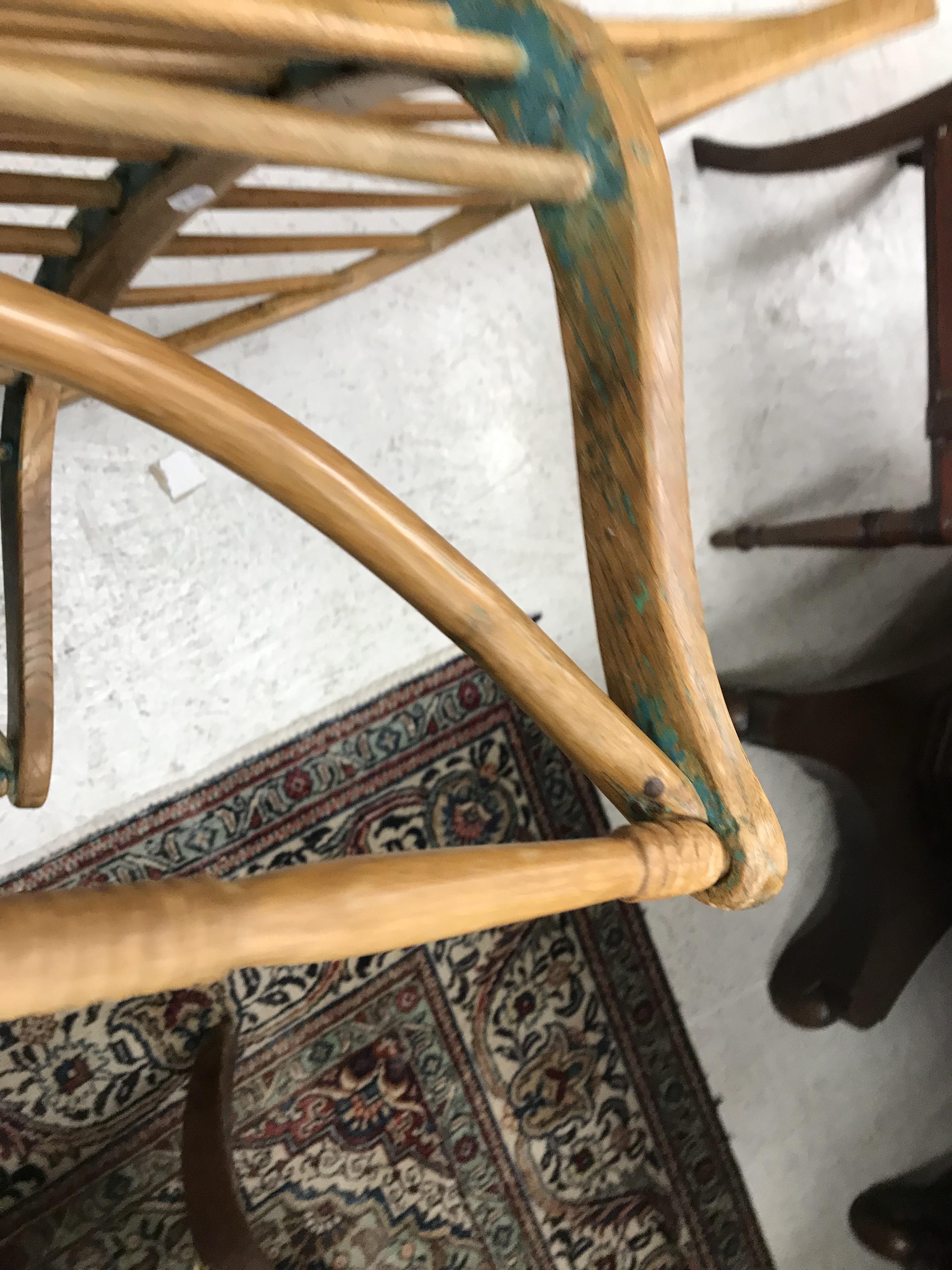An early 19th Century West Country ash and elm stick back elbow chair, - Image 6 of 39