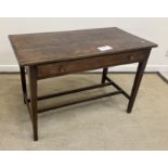 A 19th Century Provincial oak side table,