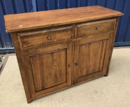 A 20th Century oak side cabinet,