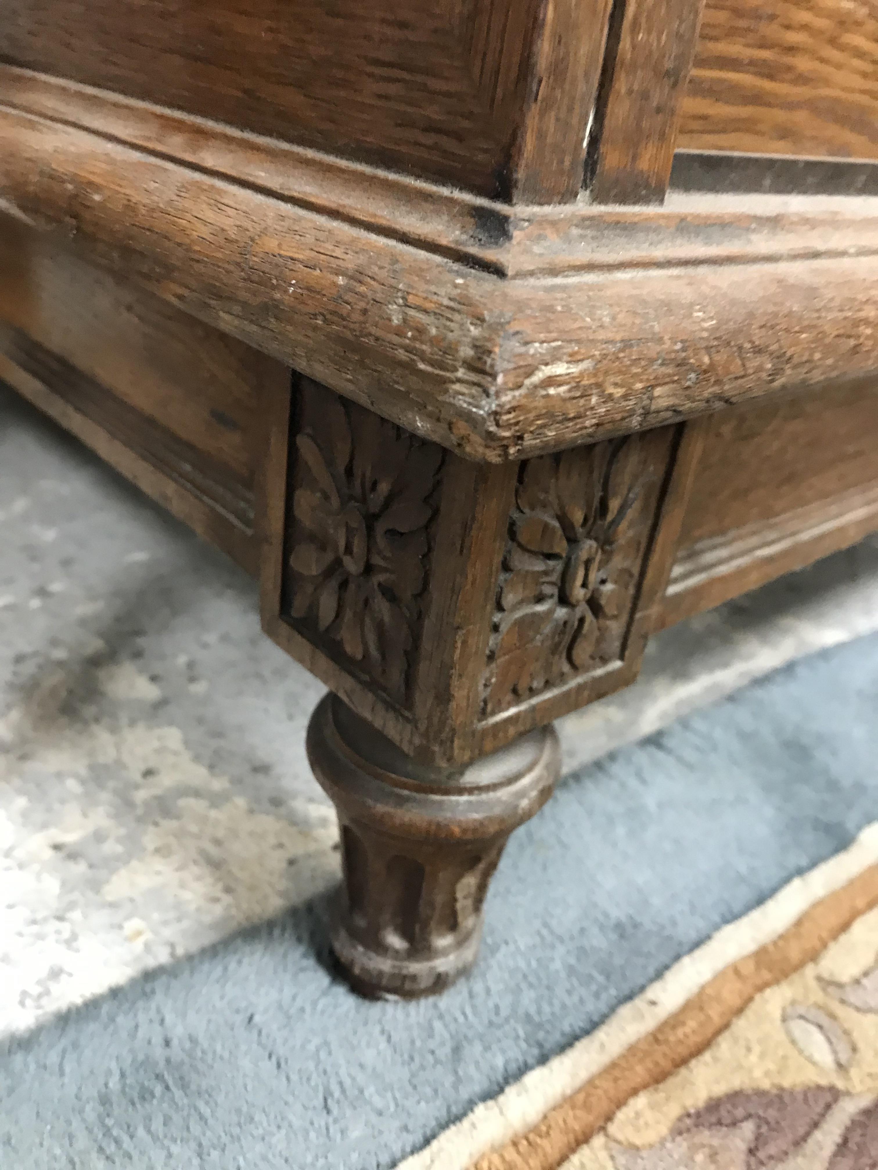 A mid 20th Century oak side cabinet formerly from a French haberdashery, - Bild 22 aus 63