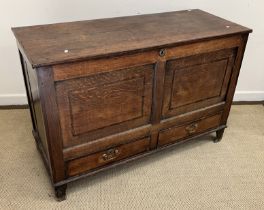 A 19th Century Provincial oak mule chest,