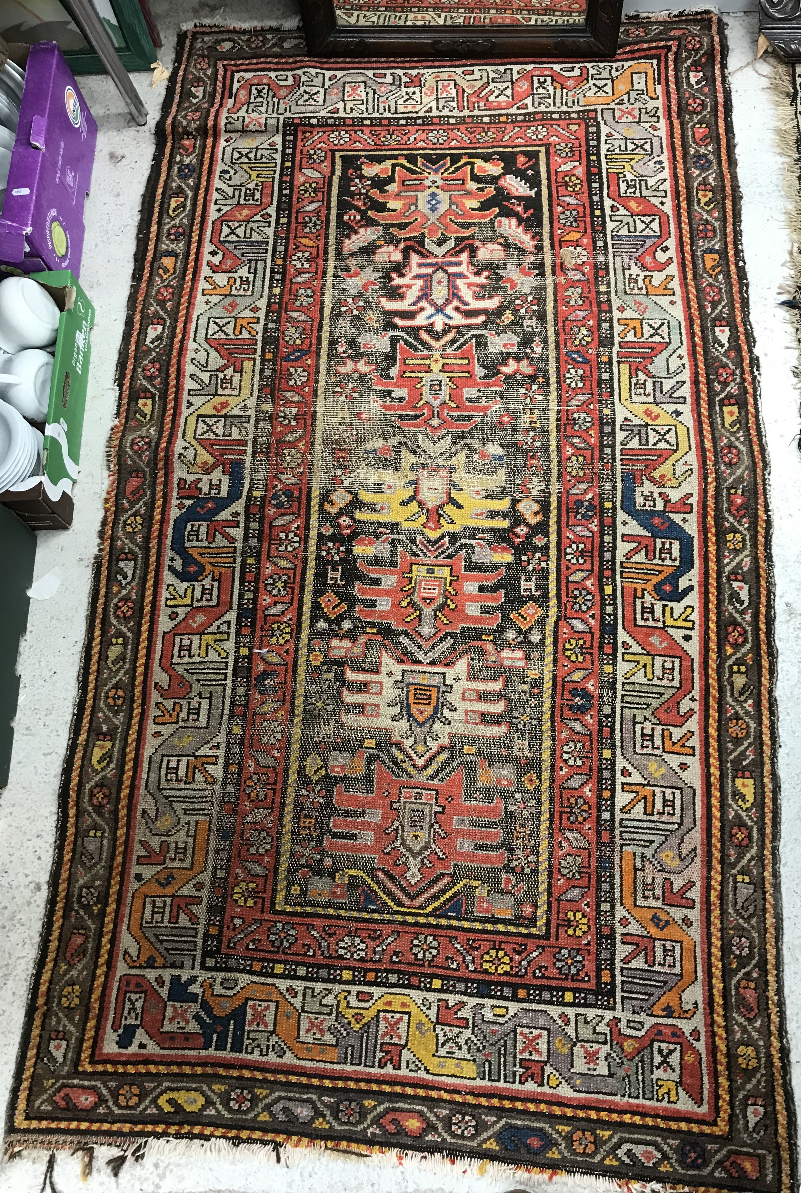 A Caucasian rug, - Bild 4 aus 4