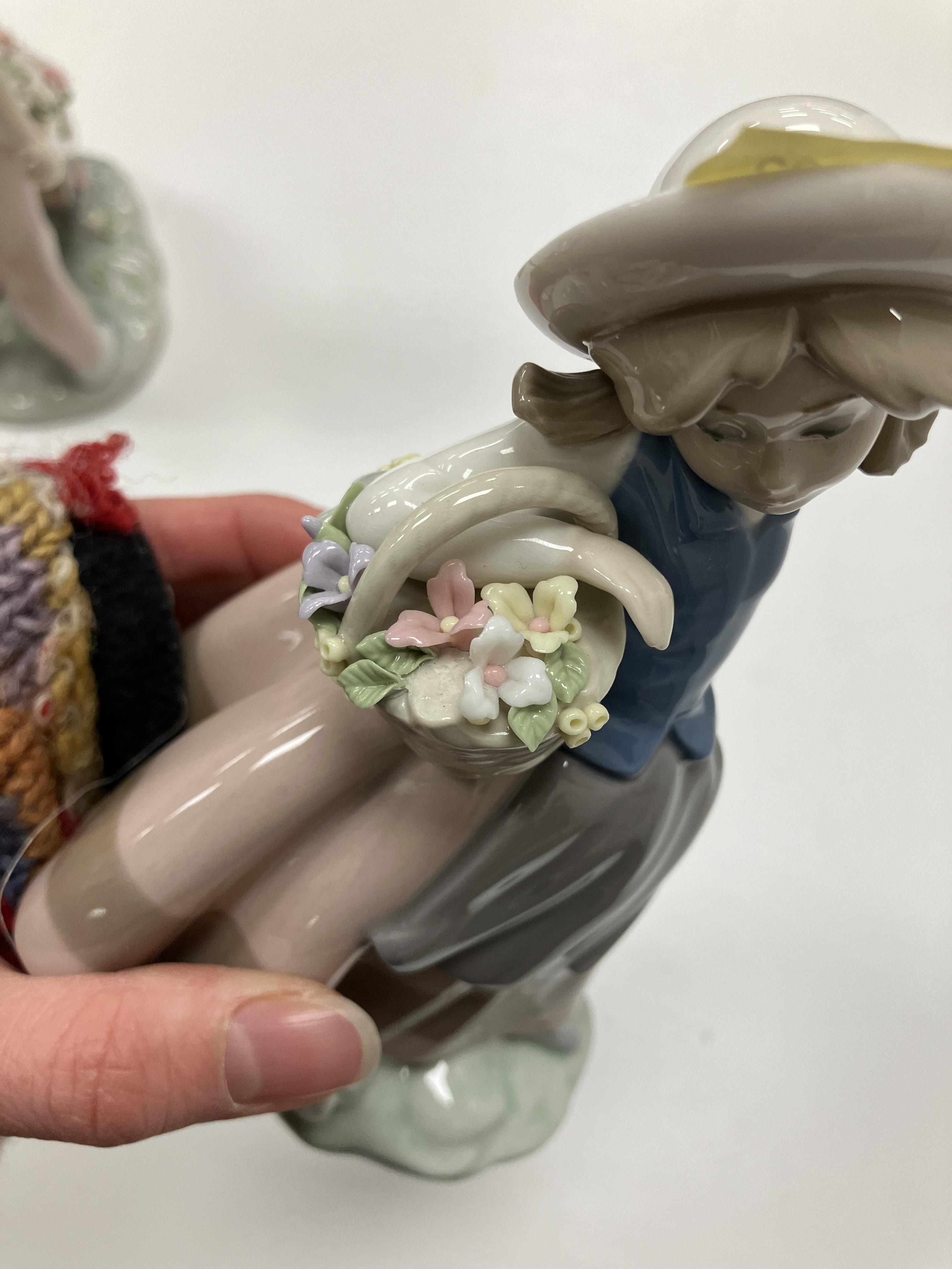 A collection of Lladro figures comprising "Little Gardener" figure of a young boy with wheelbarrow - Image 10 of 23