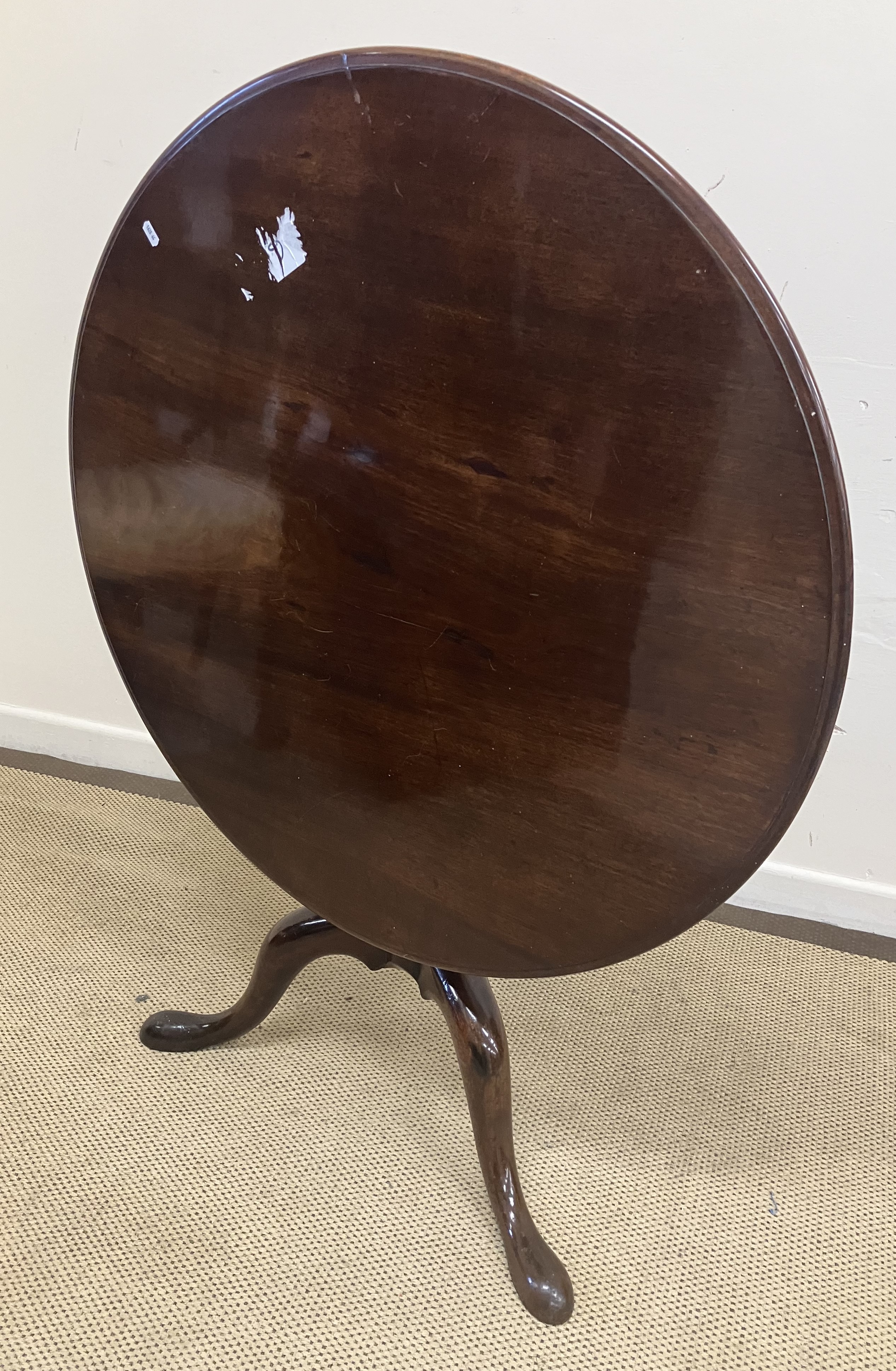 A 19th Century mahogany tea table,