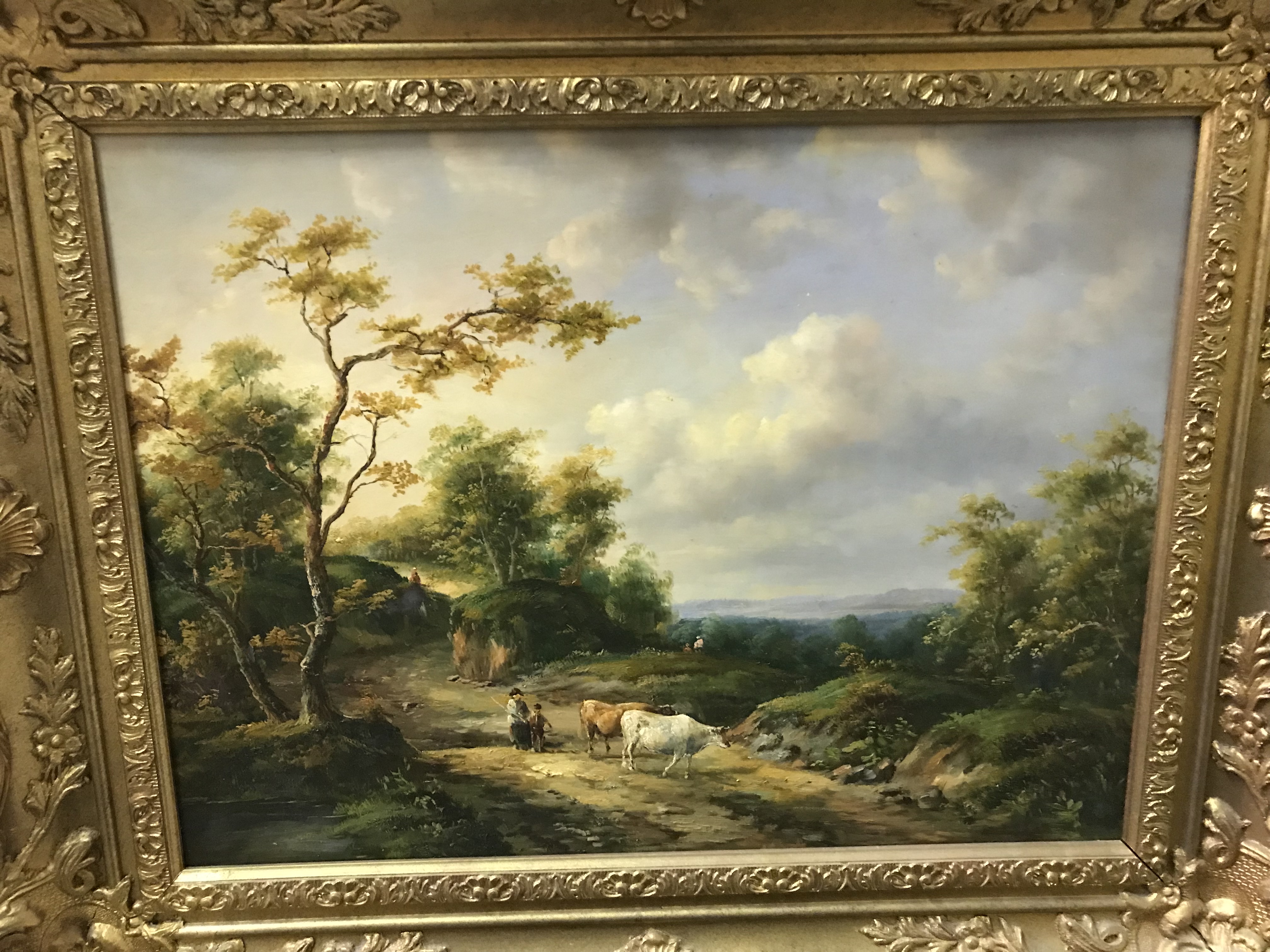 MITTELMEYER “Alpine landscape with water mill and bridge”, oil on panel, signed lower right, - Image 4 of 4