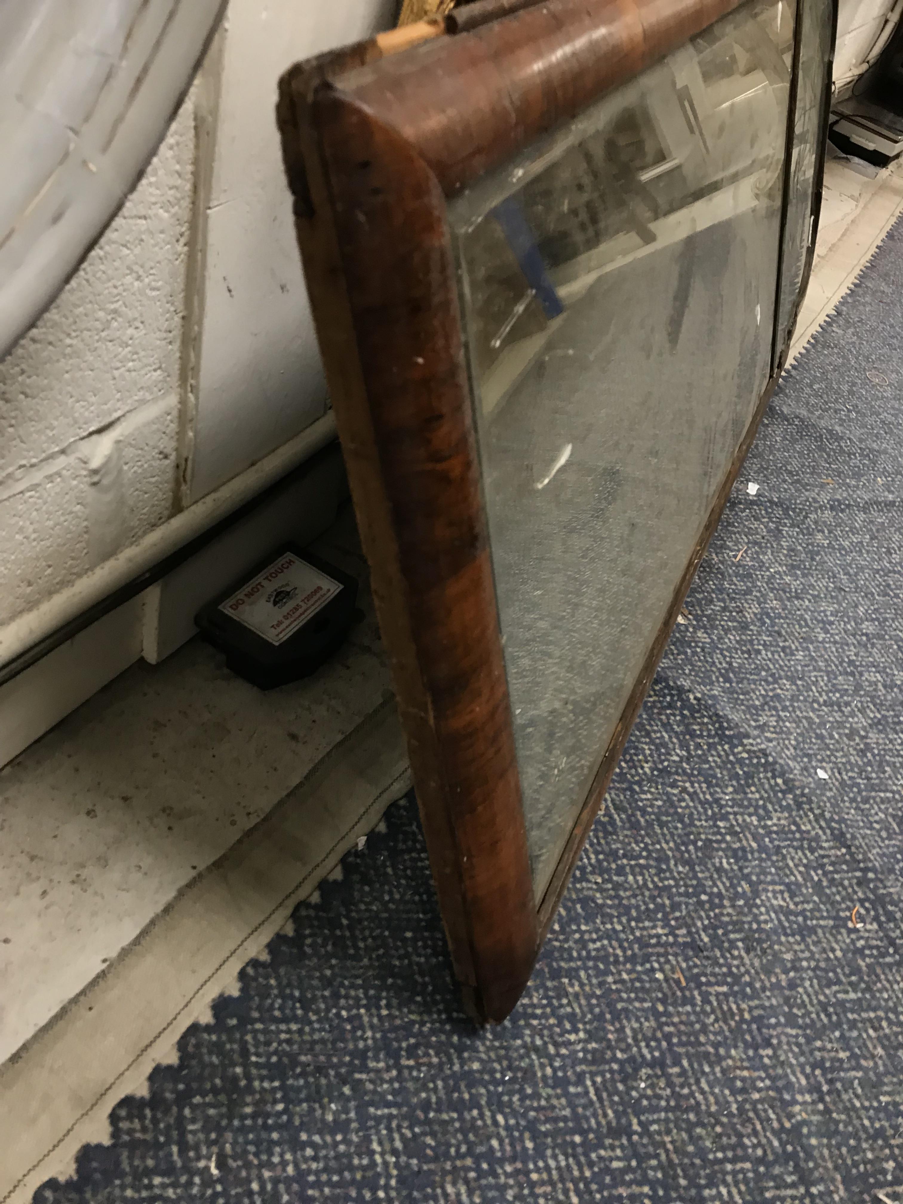 A Queen Anne walnut cushion framed wall mirror, - Image 4 of 44