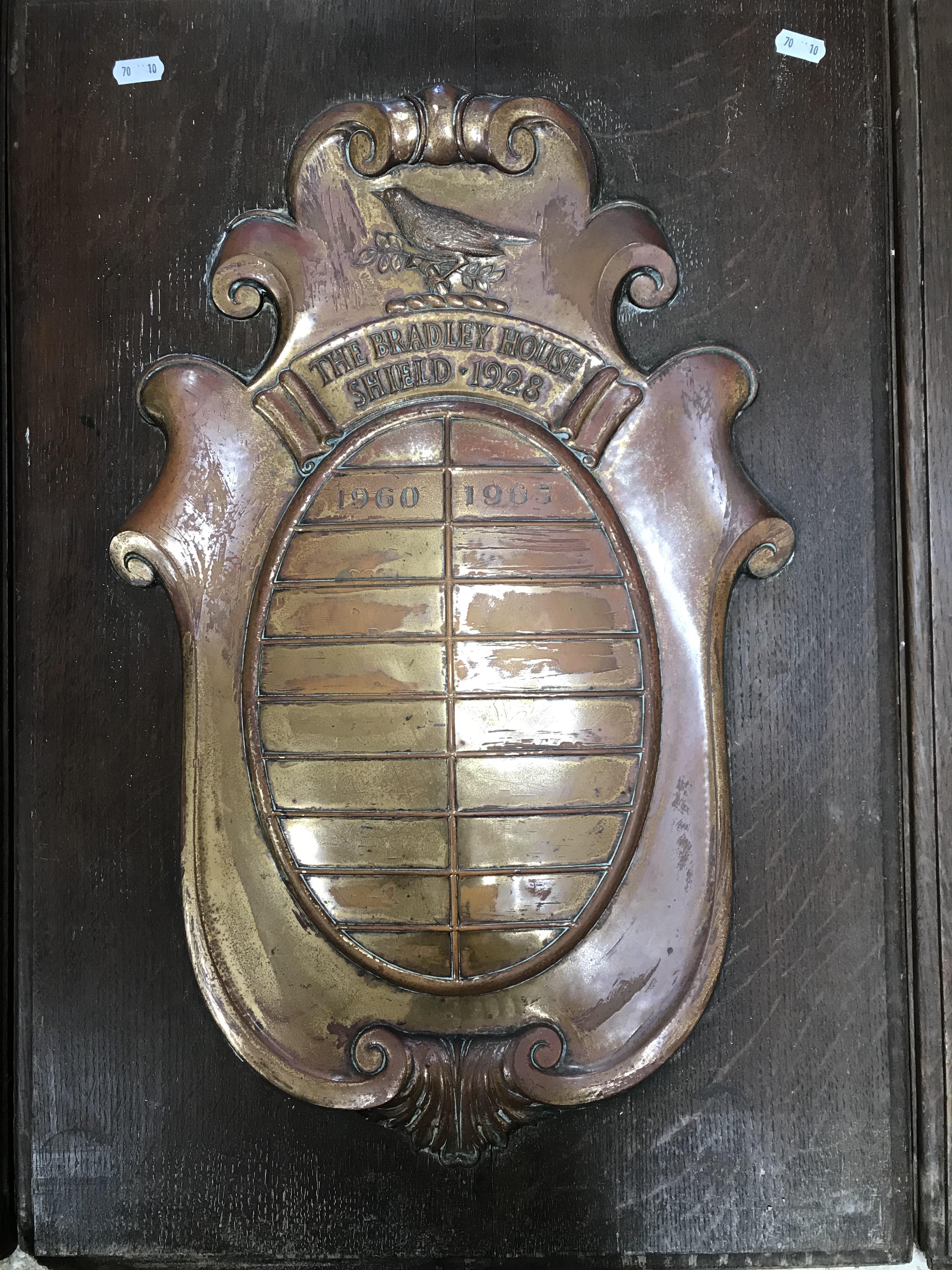 A collection of three Northleach Westwood's Grammar house shield signs including "The Rixon House - Image 3 of 4