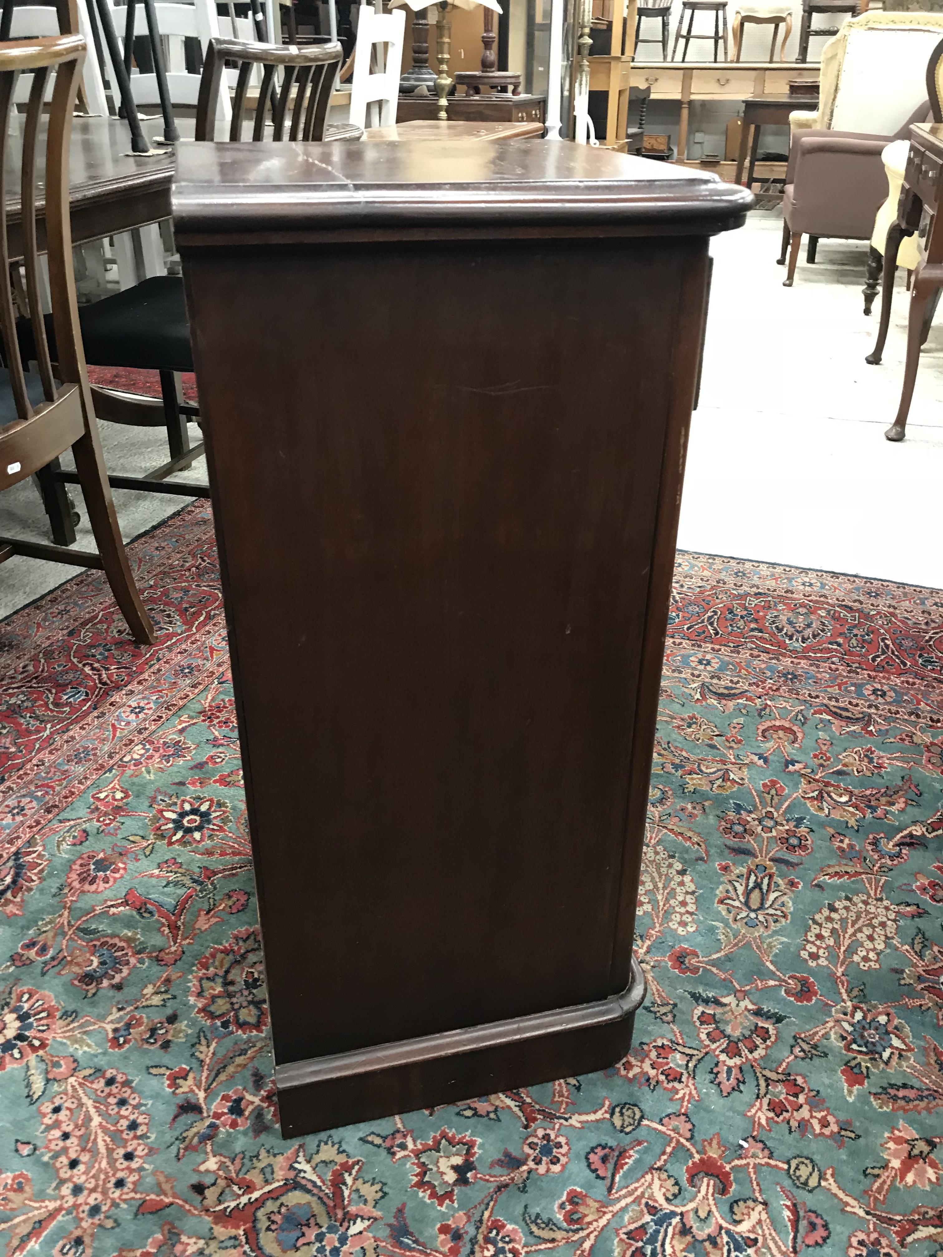 A pair of Victorian mahogany bedside chests, - Image 11 of 34