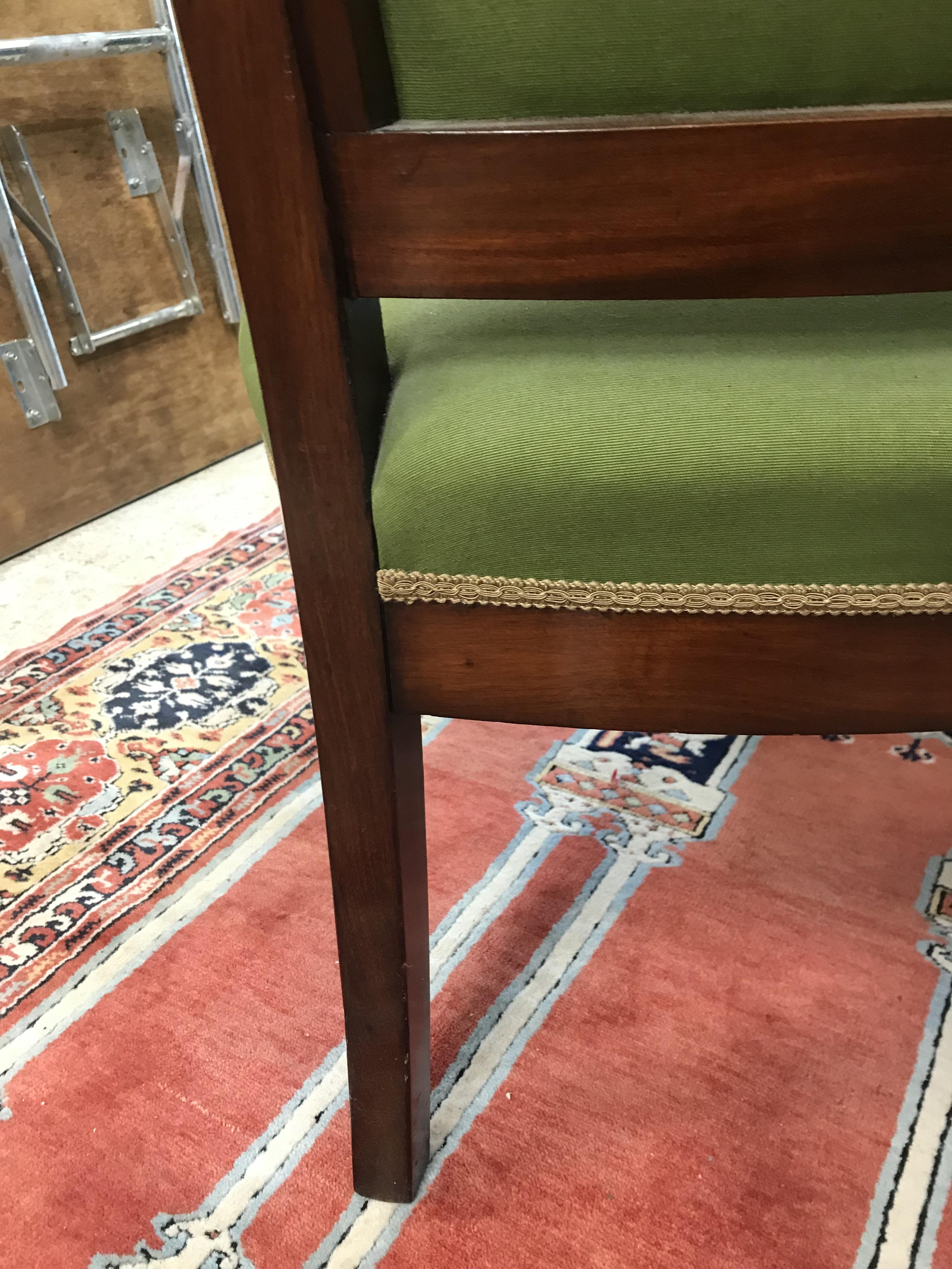 Two near-matching mahogany framed salon armchairs in the Continental Rococo taste with foliate - Image 12 of 96