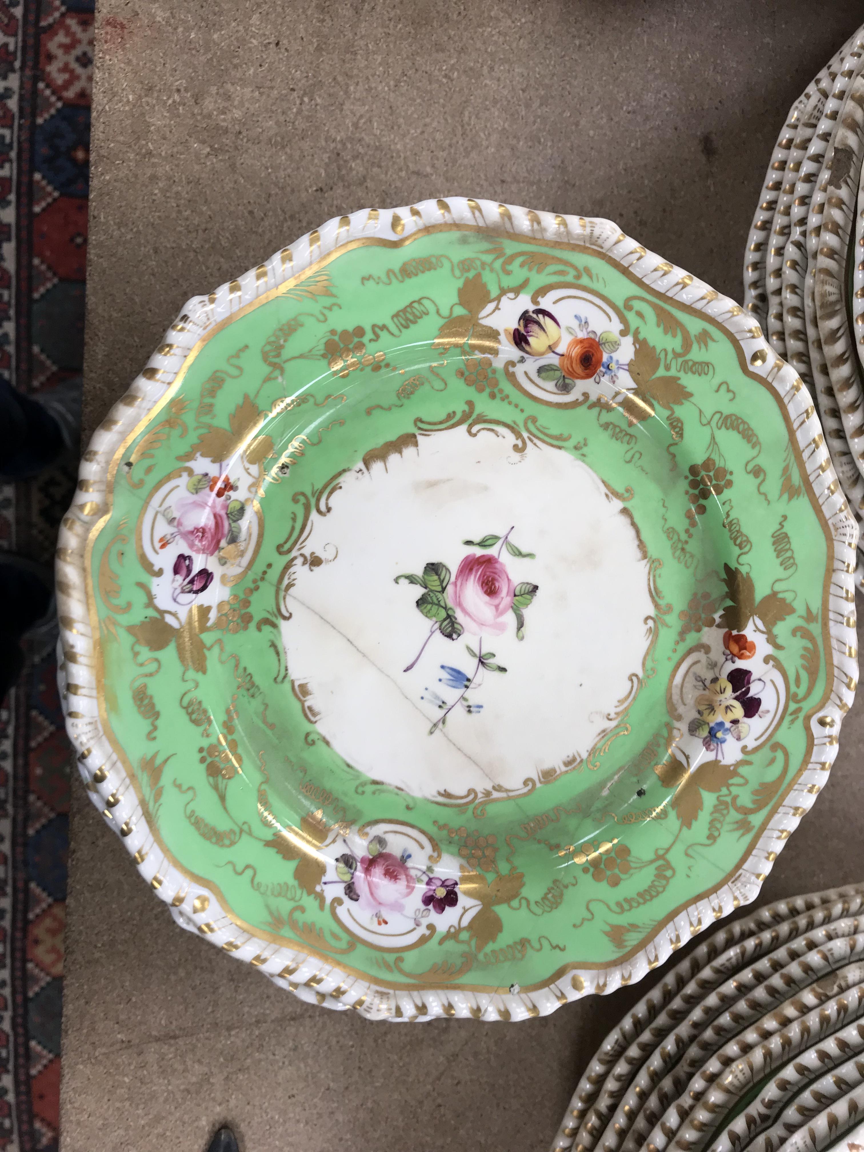 A 19th Century Bloor Derby (1830-48) dinner service, - Image 23 of 39