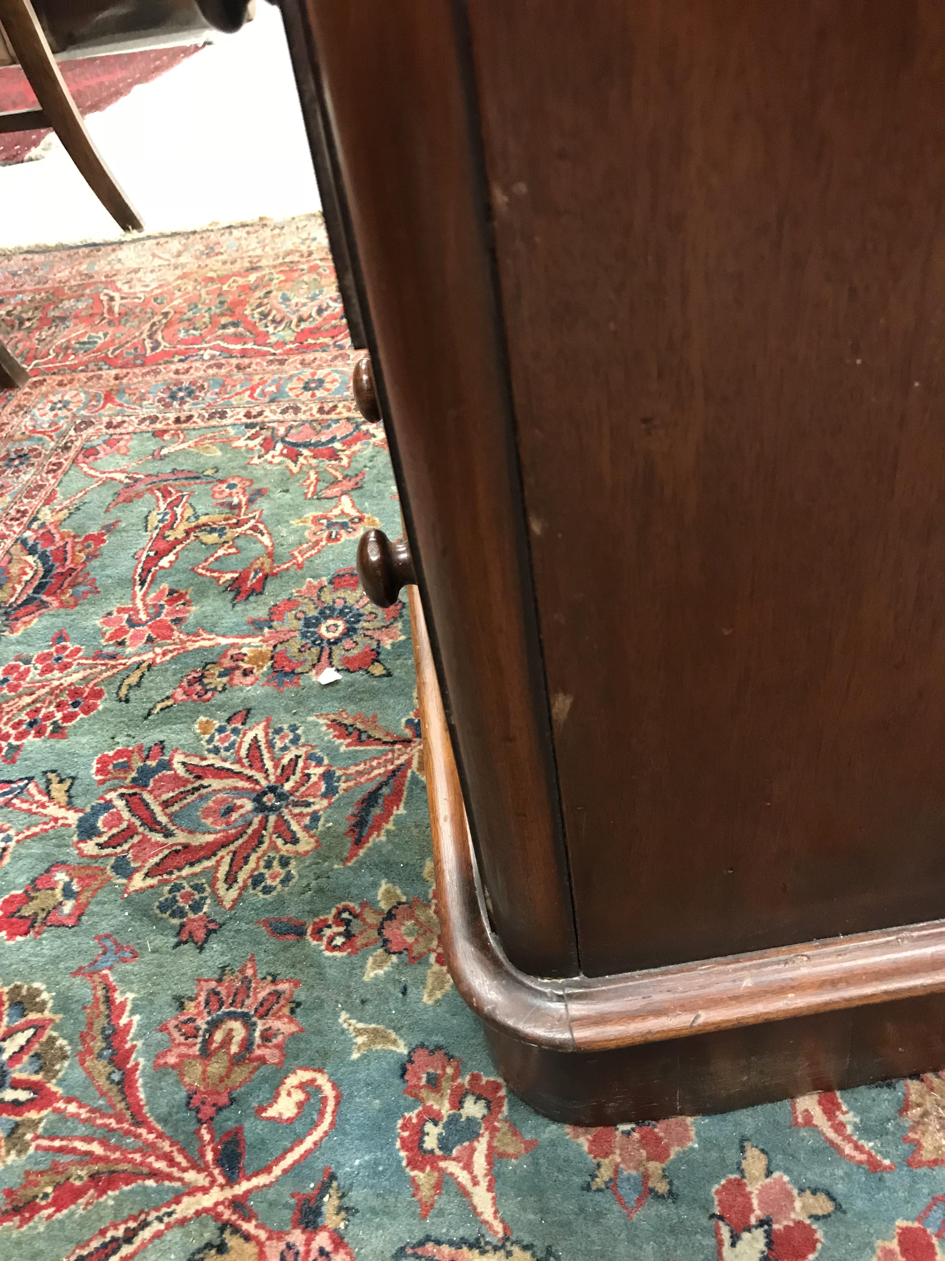 A pair of Victorian mahogany bedside chests, - Image 25 of 34