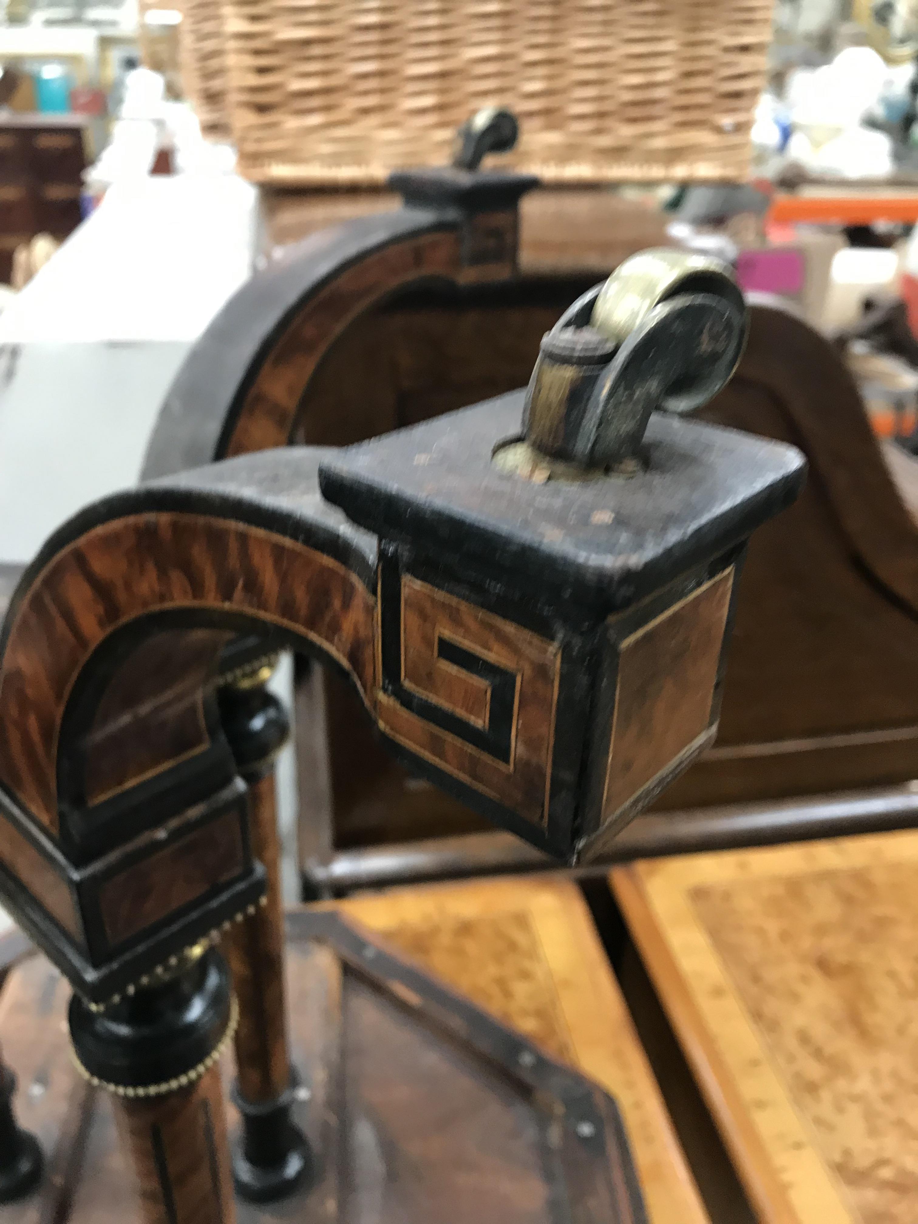 A Victorian amboyna and ebonised centre table, - Image 2 of 34