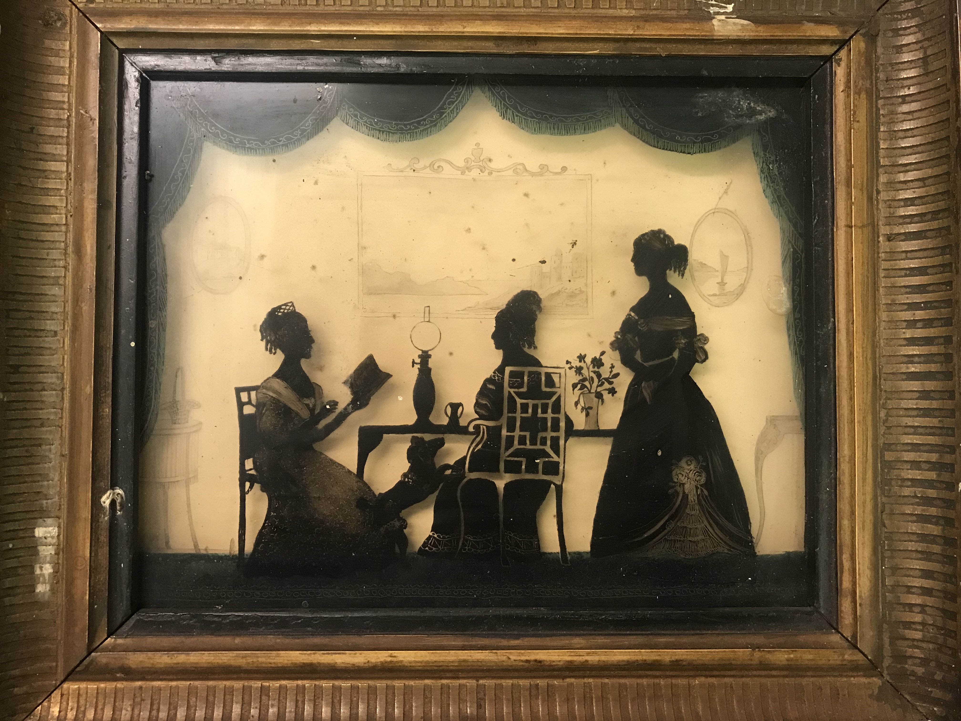 MISS DUGDALE "Three ladies taking tea, - Image 25 of 26