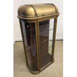 A circa 1900 Continental giltwood vitrine,