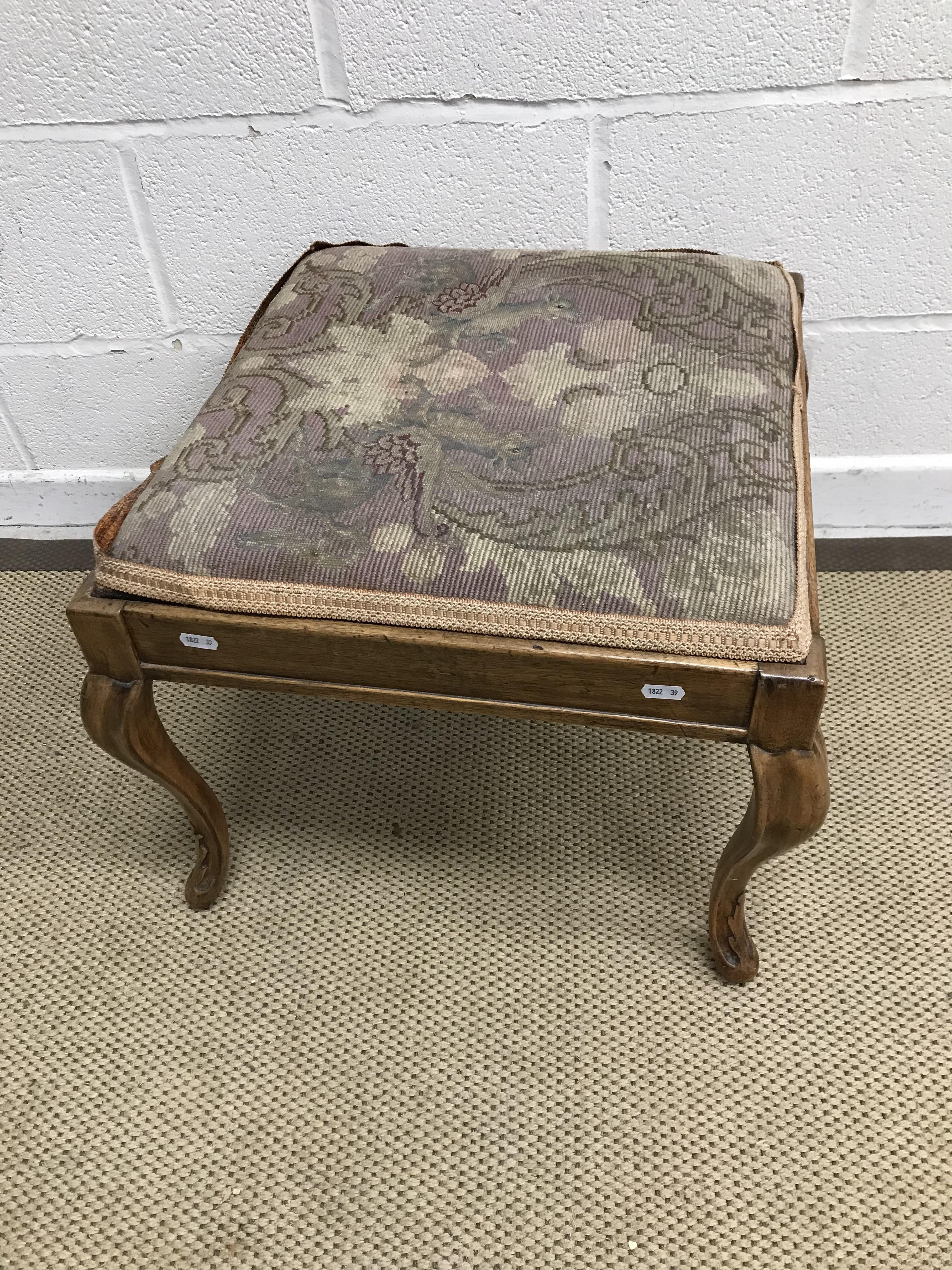 A 19th Century pine slim side table on turned legs united by stretchers, - Image 7 of 9