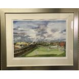 AFTER DAVID BIRTWHISTLE "University of Worcester 2016" limited edition colour print, signed,