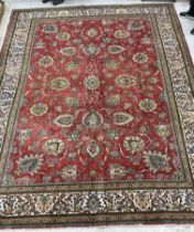 A Persian rug,