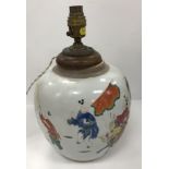 A Chinese polychrome decorated ginger jar of large proportions in the Yong Zheng manner,