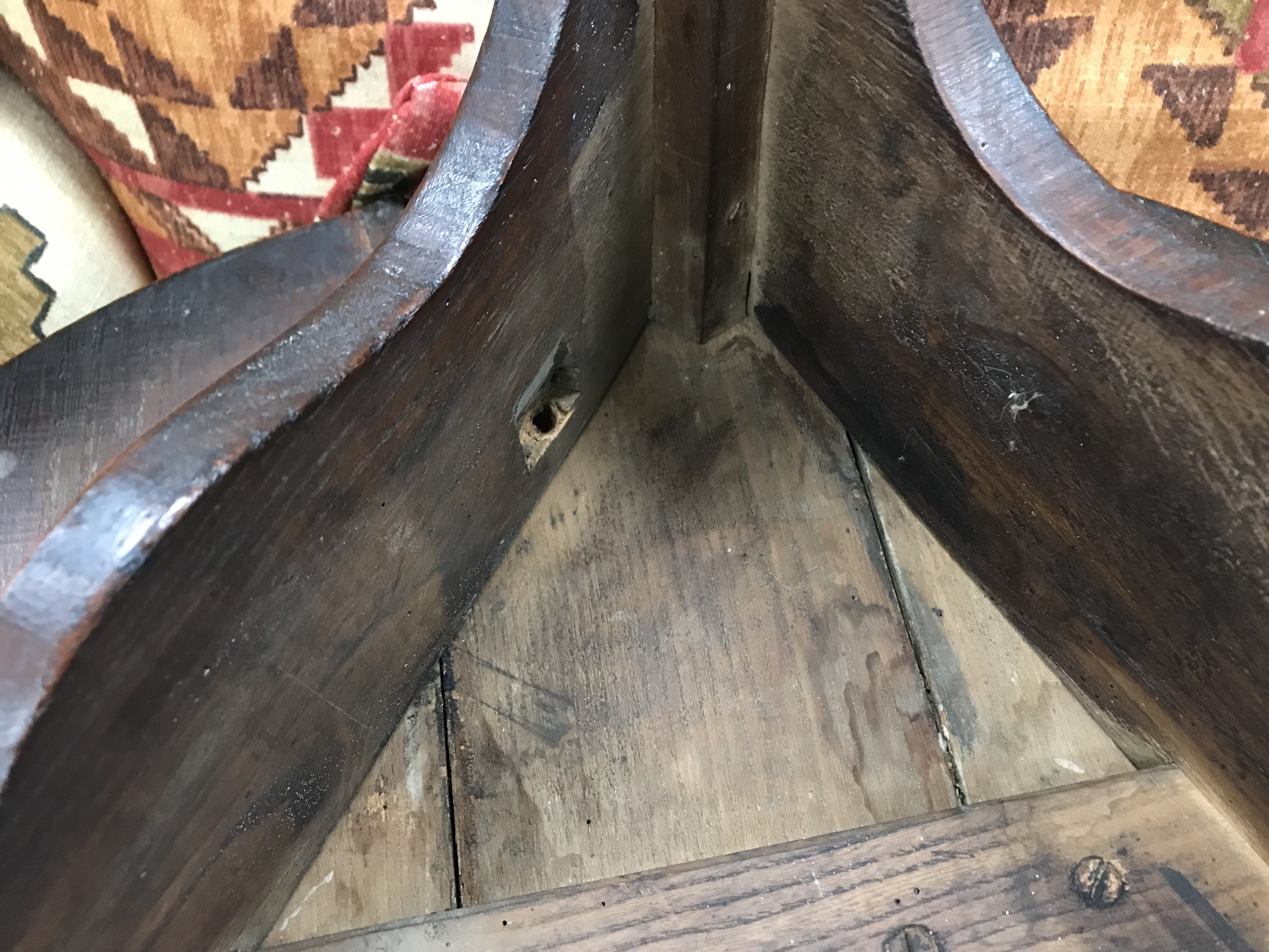 A 19th Century oak cricket table, - Image 3 of 40