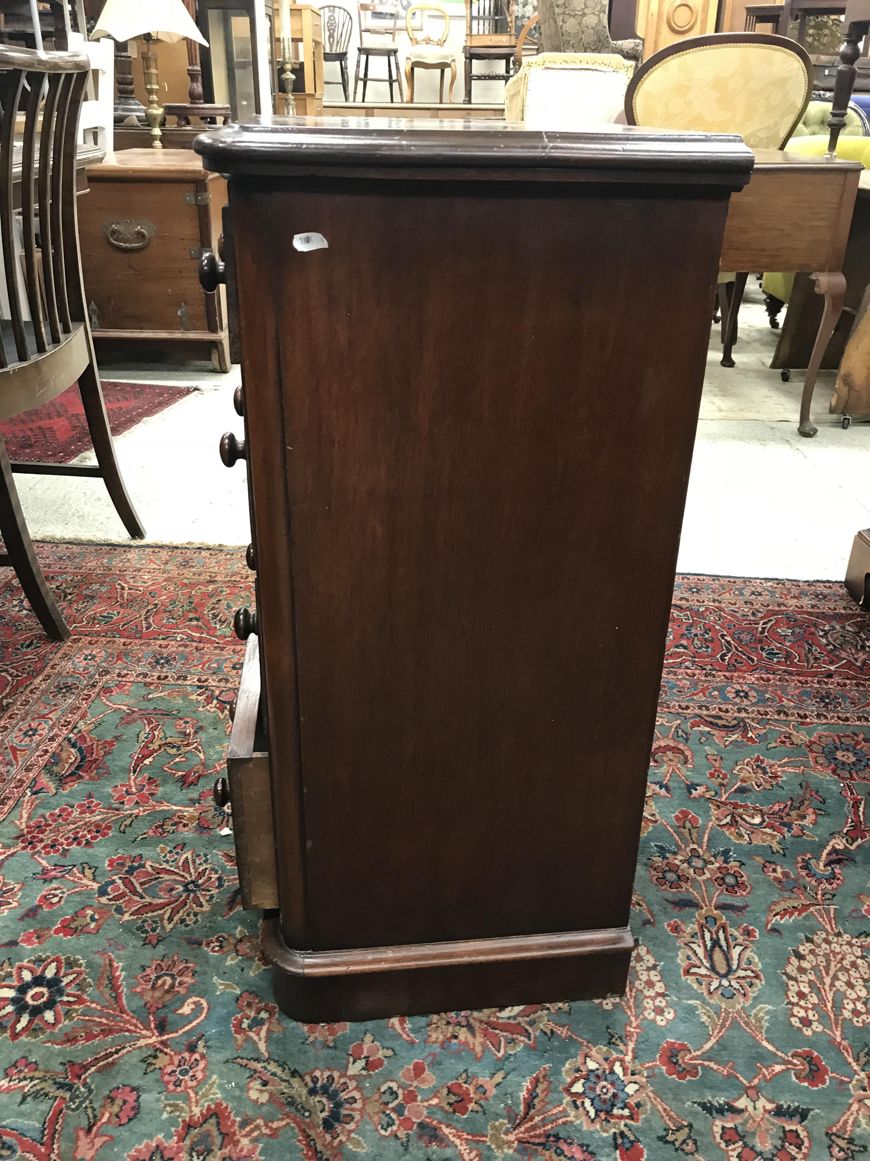 A pair of Victorian mahogany bedside chests, - Image 26 of 34