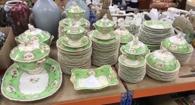 A 19th Century Bloor Derby (1830-48) dinner service,