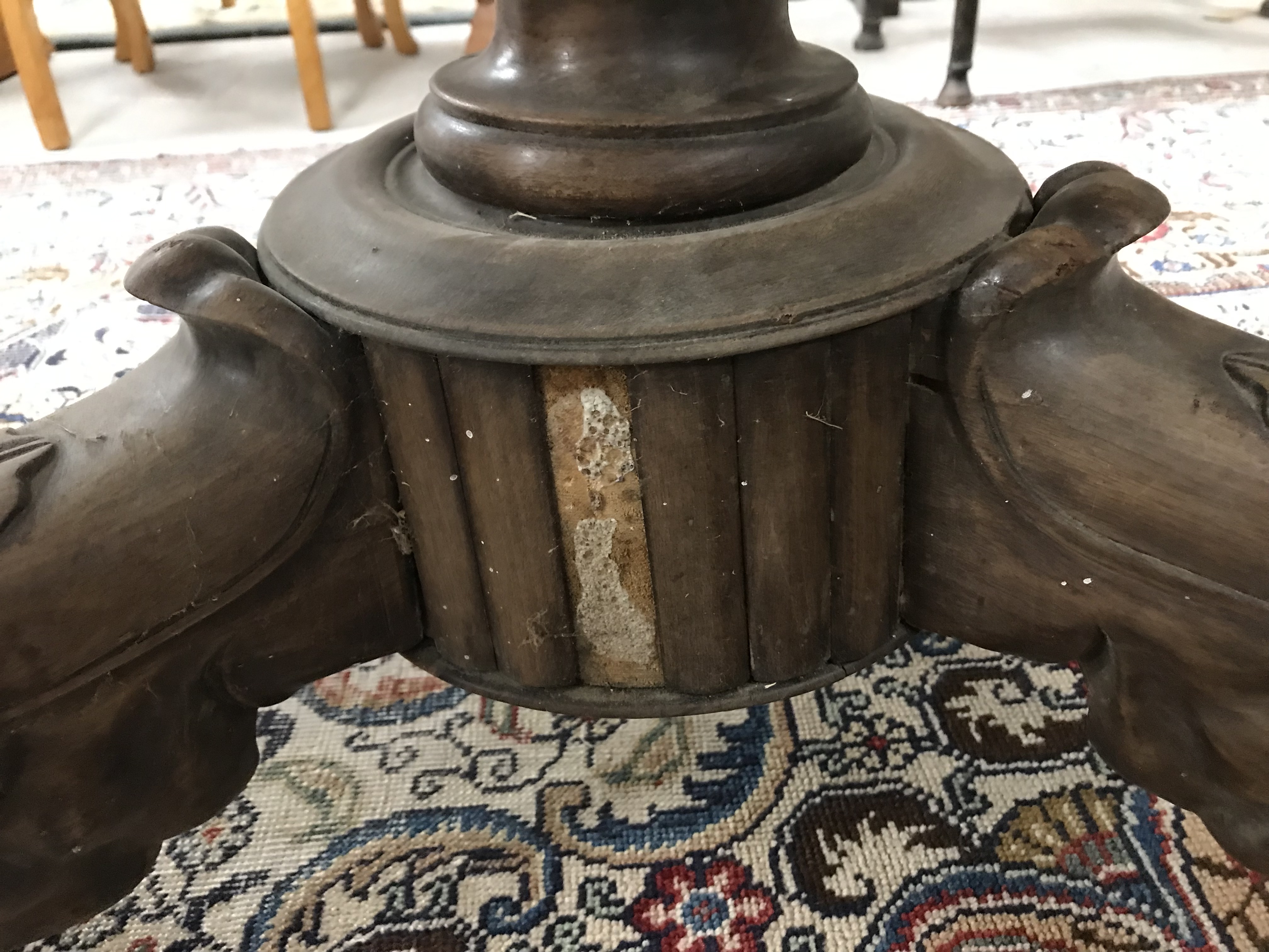 A late 19th Century French Empire style centre table, - Bild 18 aus 33