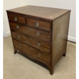 A 19th Century mahogany chest,