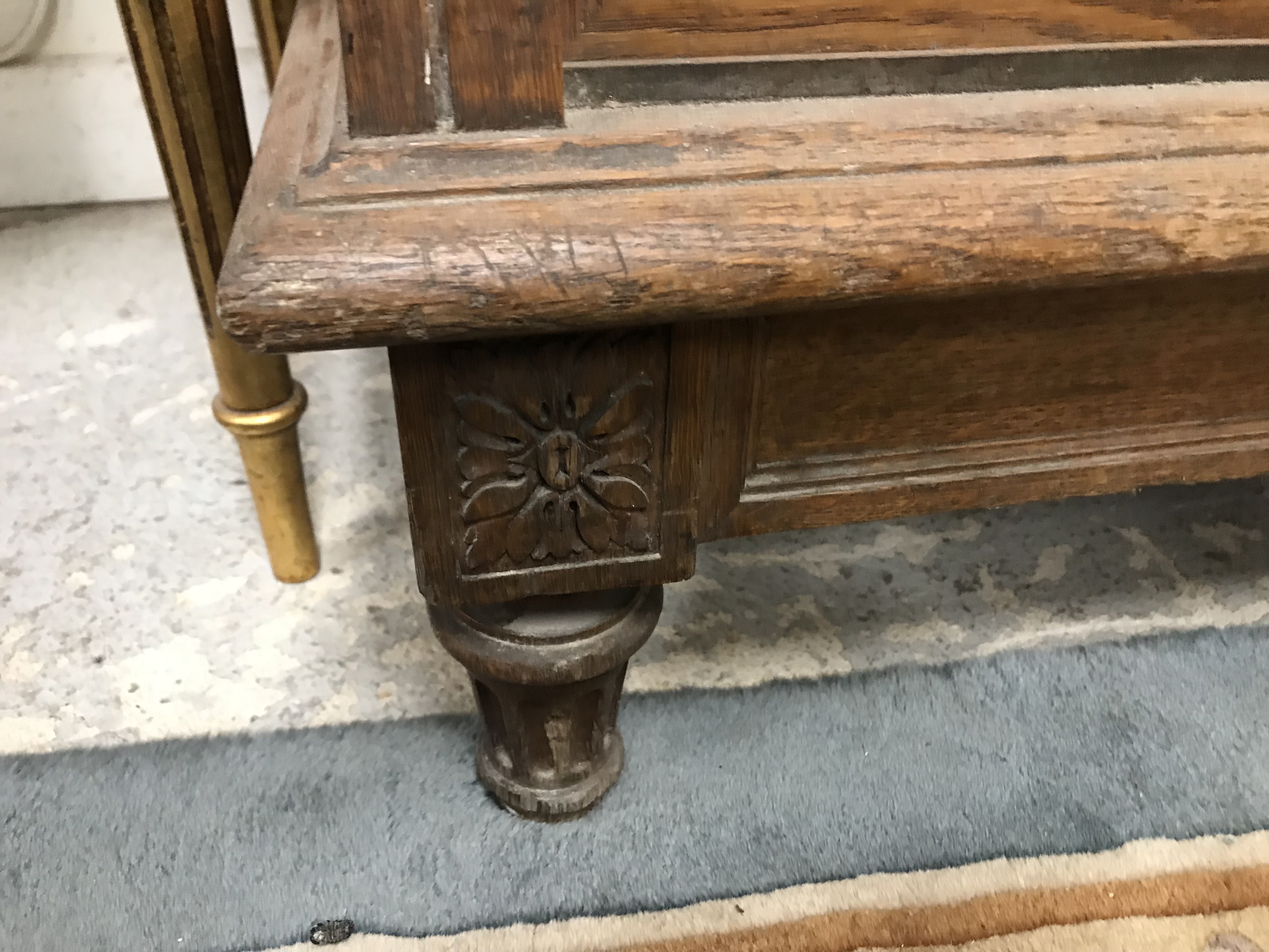 A mid 20th Century oak side cabinet formerly from a French haberdashery, - Bild 21 aus 63