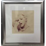 BERT STERN "Marilyn with bead necklace" limited edition photographic print from the last sitting