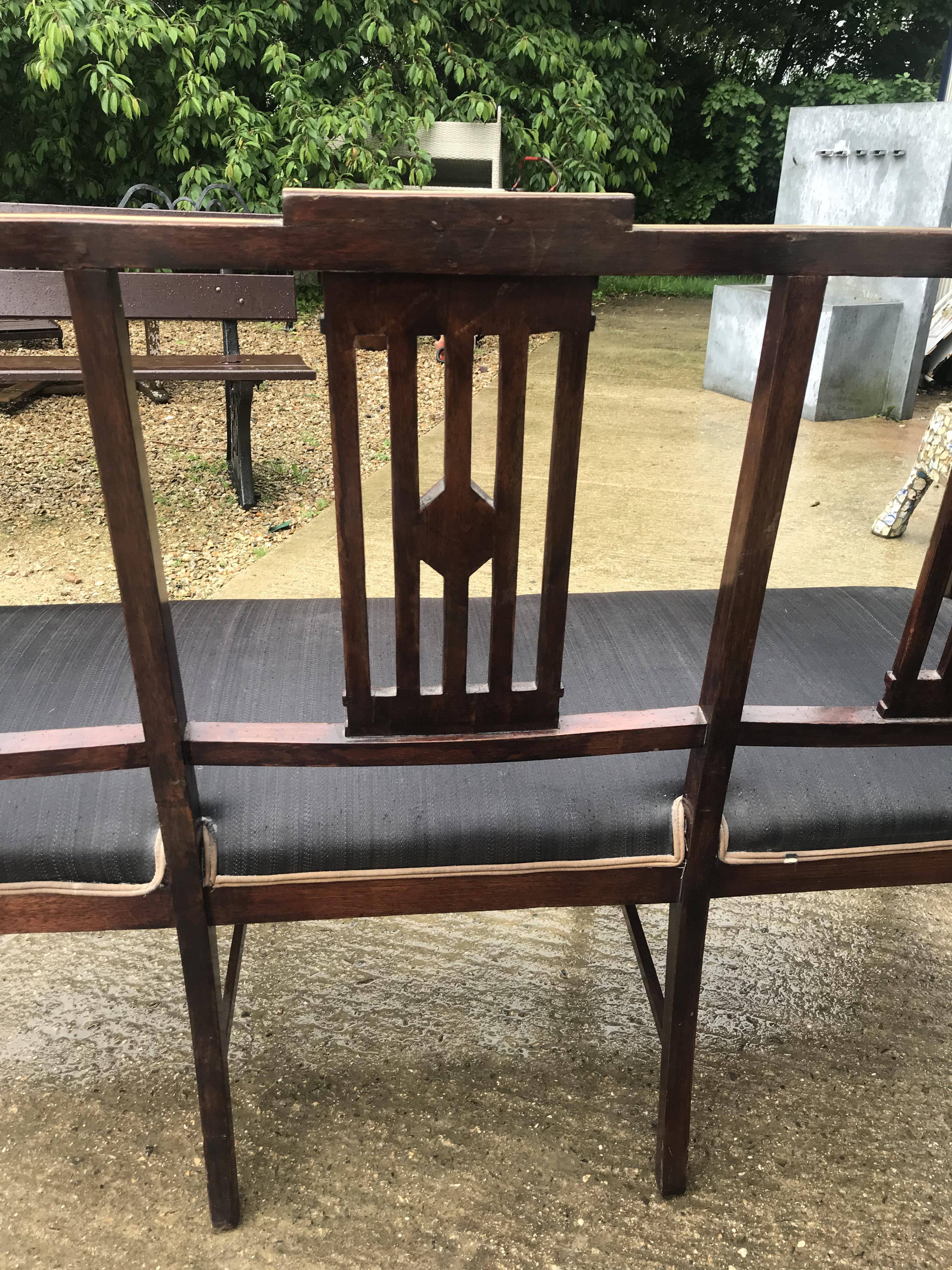 A circa 1900 mahogany and brass bound matched three-piece salon suite in the Russian neo-Classical - Image 17 of 169