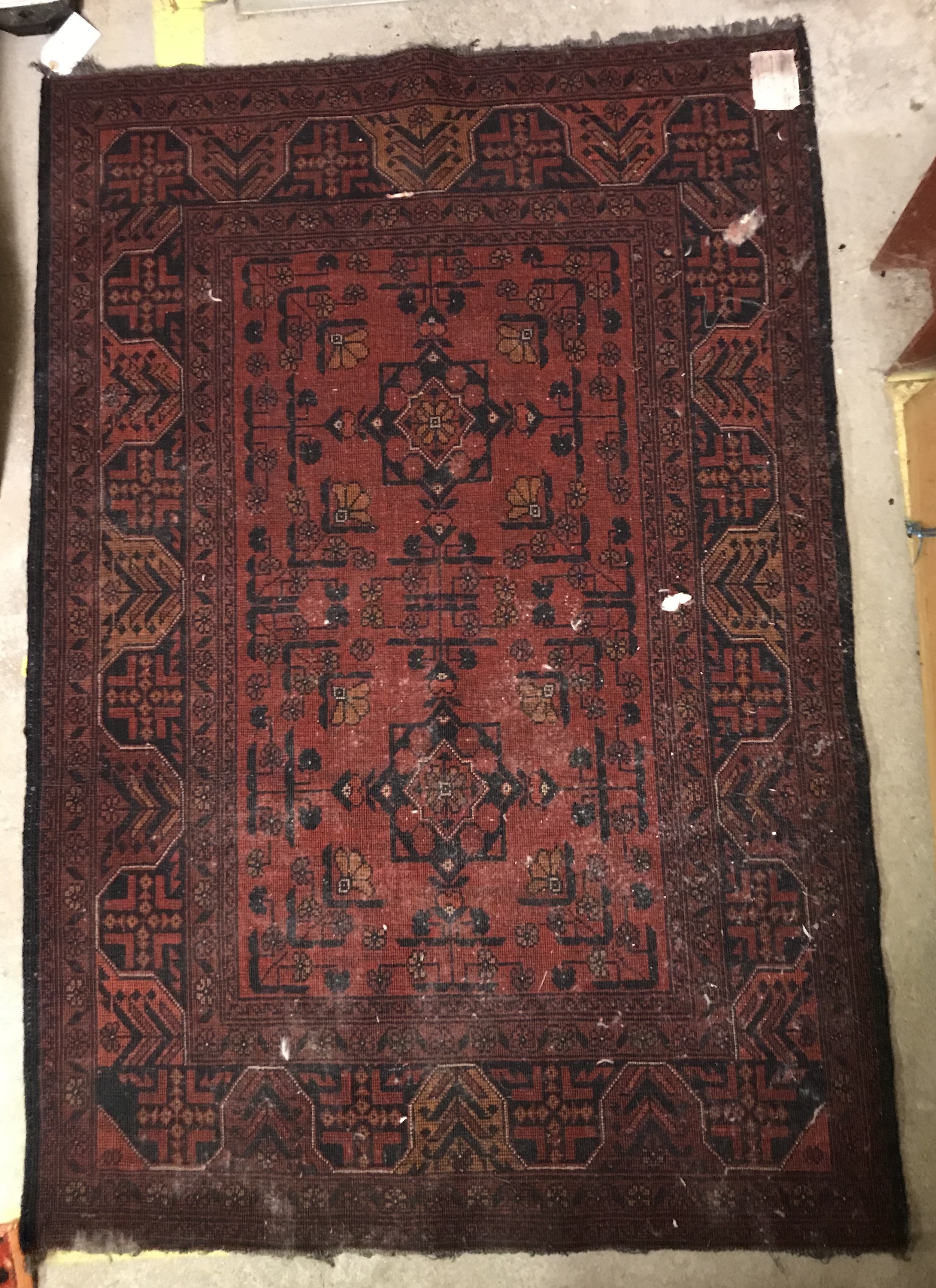 A Bokhara type carpet, - Image 2 of 2