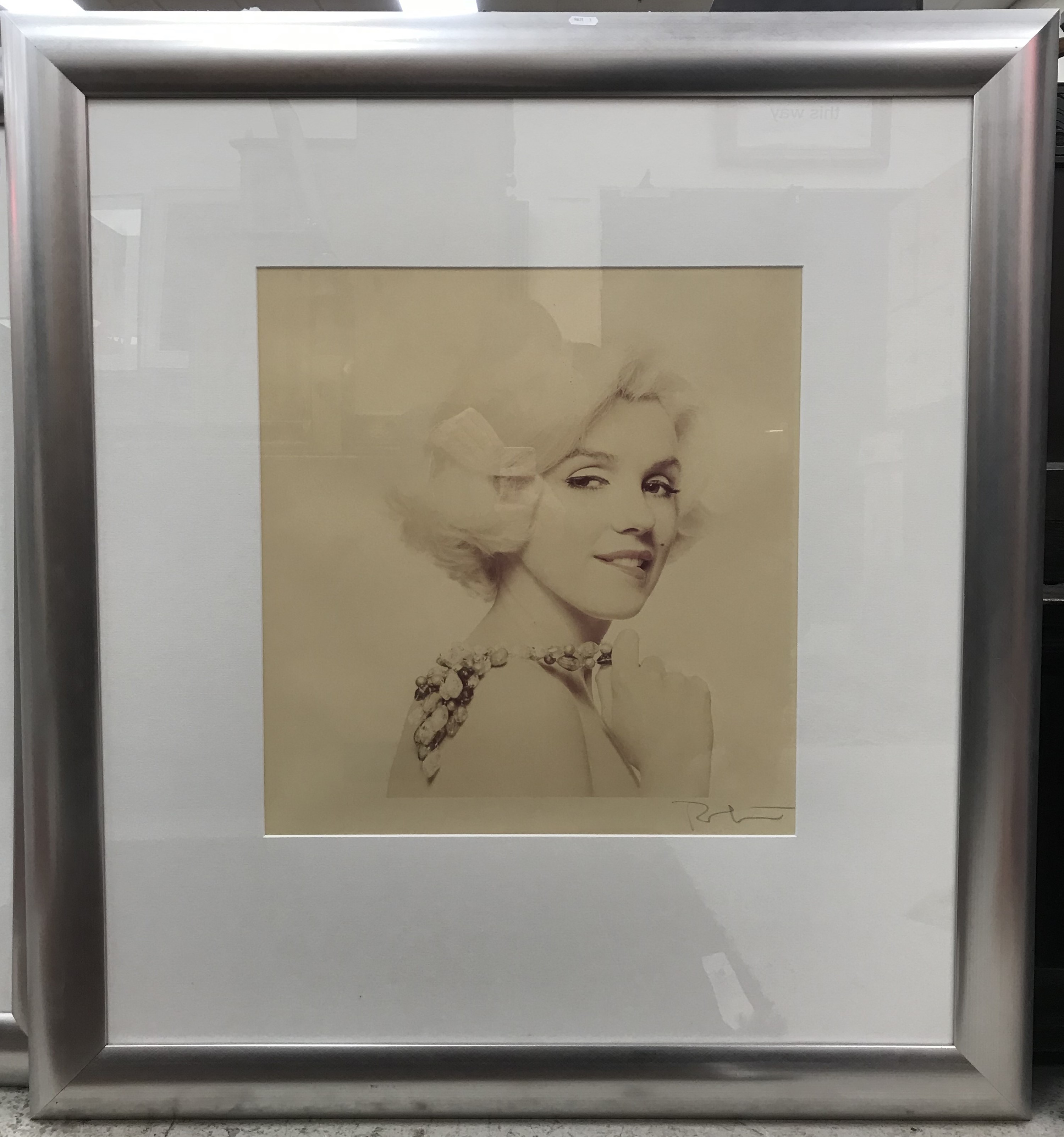 BERT STERN "Marilyn with bead necklace" limited edition photographic print from the last sitting