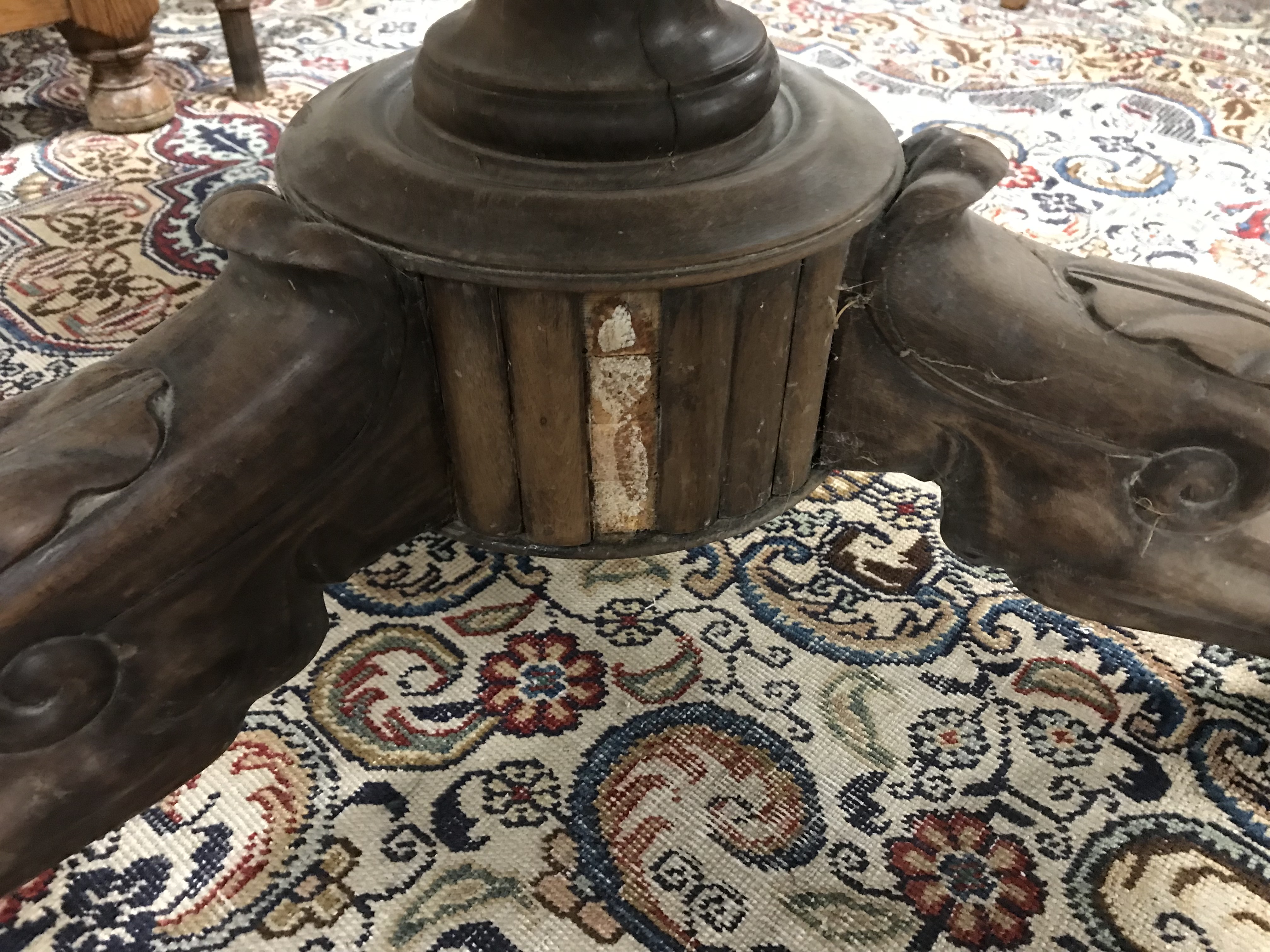 A late 19th Century French Empire style centre table, - Bild 3 aus 33