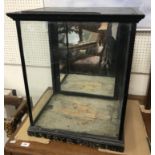 A late Victorian ebonised table top shop display cabinet for J S Fry & Sons Ltd,