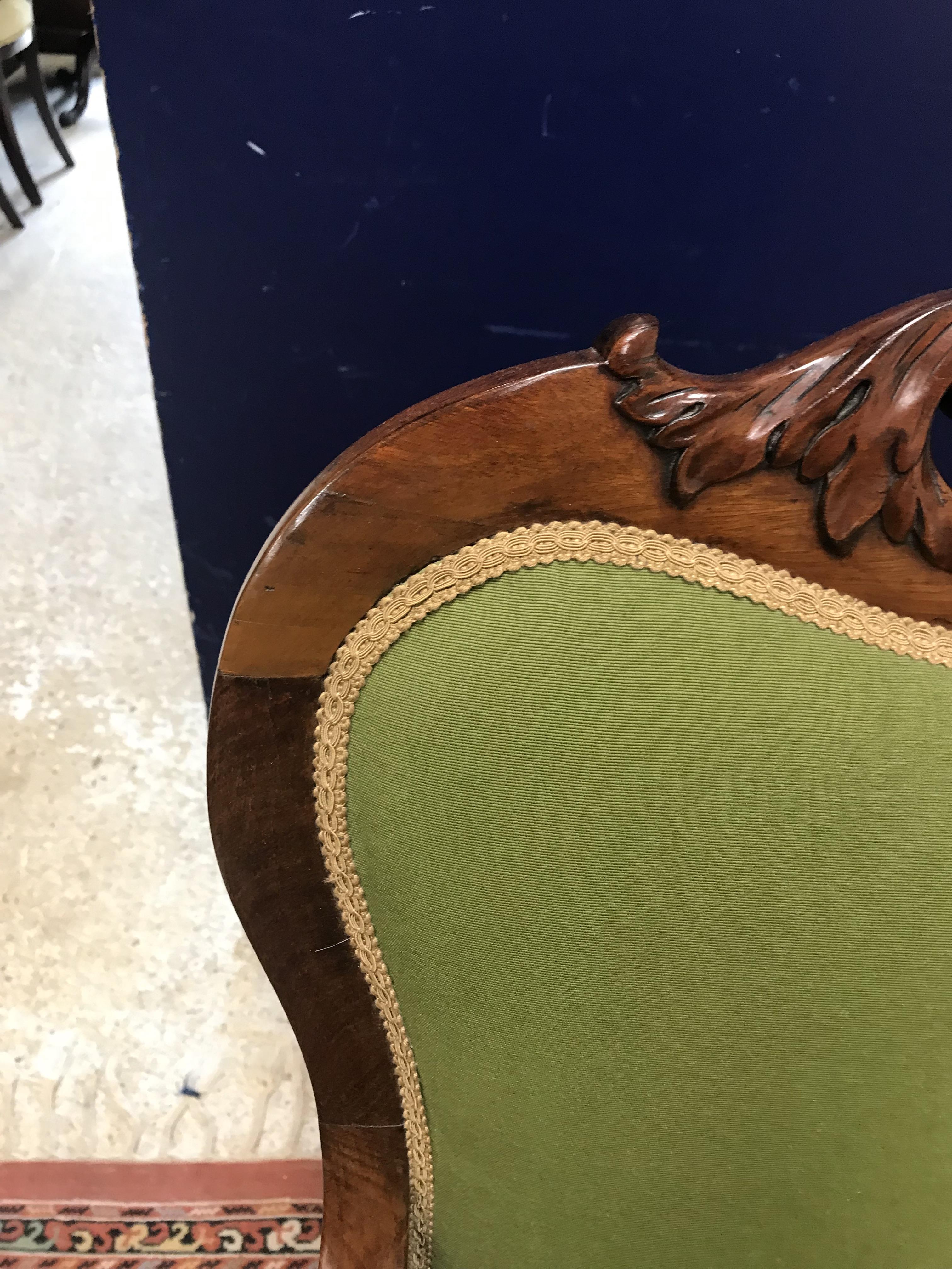 Two near-matching mahogany framed salon armchairs in the Continental Rococo taste with foliate - Image 94 of 96