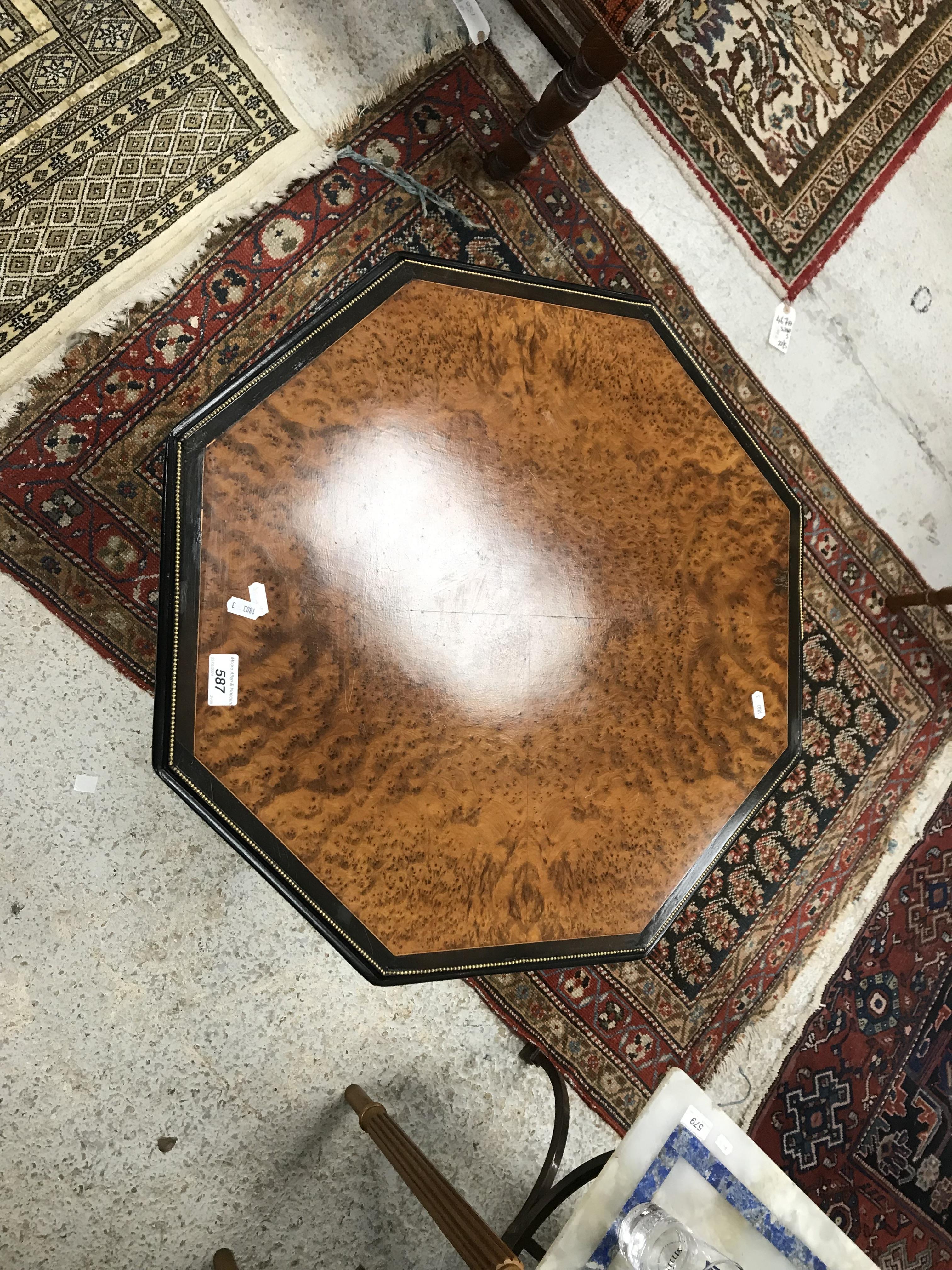 A Victorian amboyna and ebonised centre table, - Image 34 of 34